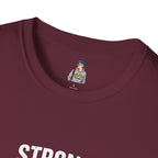 Strong Men Respect Women Statement Tee Unisex Softstyle T-Shirt