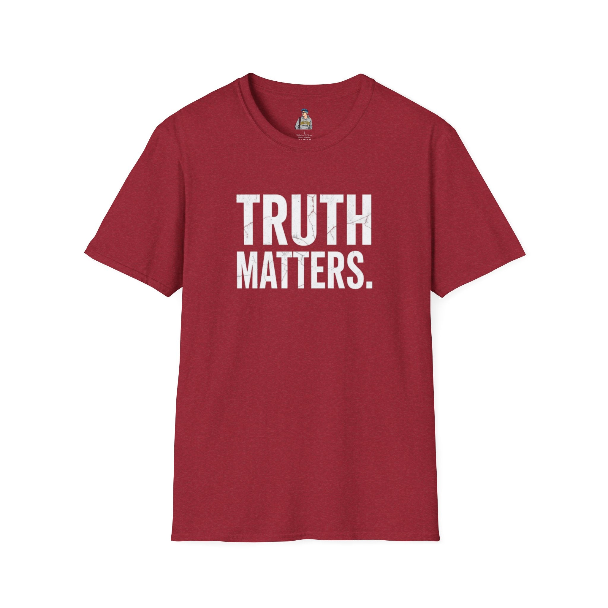 Unisex Softstyle T-Shirt – "Truth Matters" Statement Tee for Activists & Everyday Wear