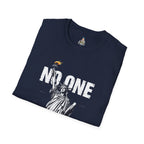 Unisex Softstyle T-Shirt - 'No One Is Illegal' Graphic Tee for Social Justice Advocates