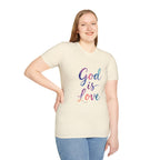God Is Love T-Shirt — Colorful Tee