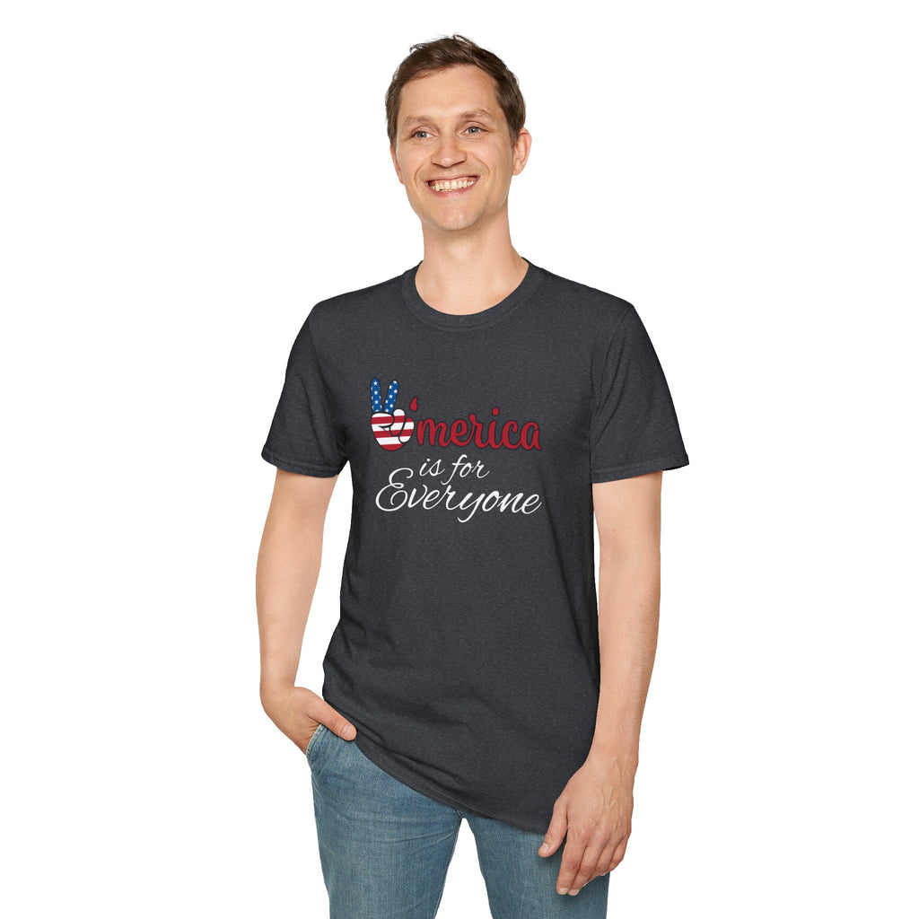 'Merica is for Everyone - Softstyle Unisex T-Shirt
