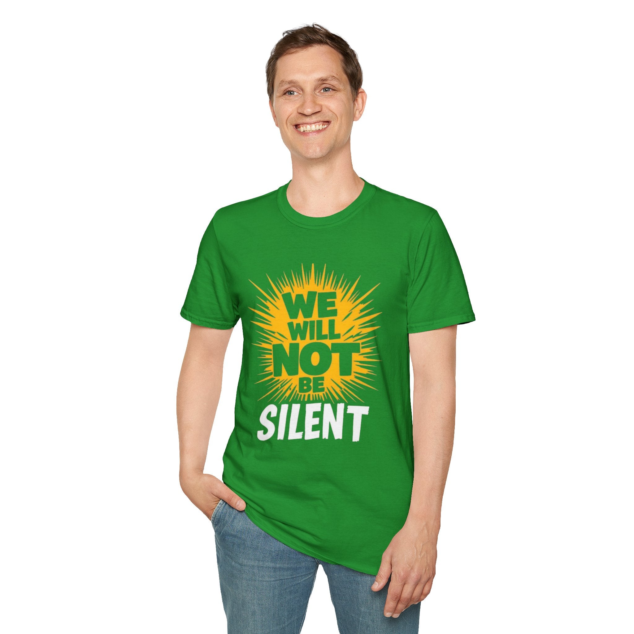 Empowerment Graphic Tee - We Will Not Be Silent | Unisex Softstyle T-Shirt