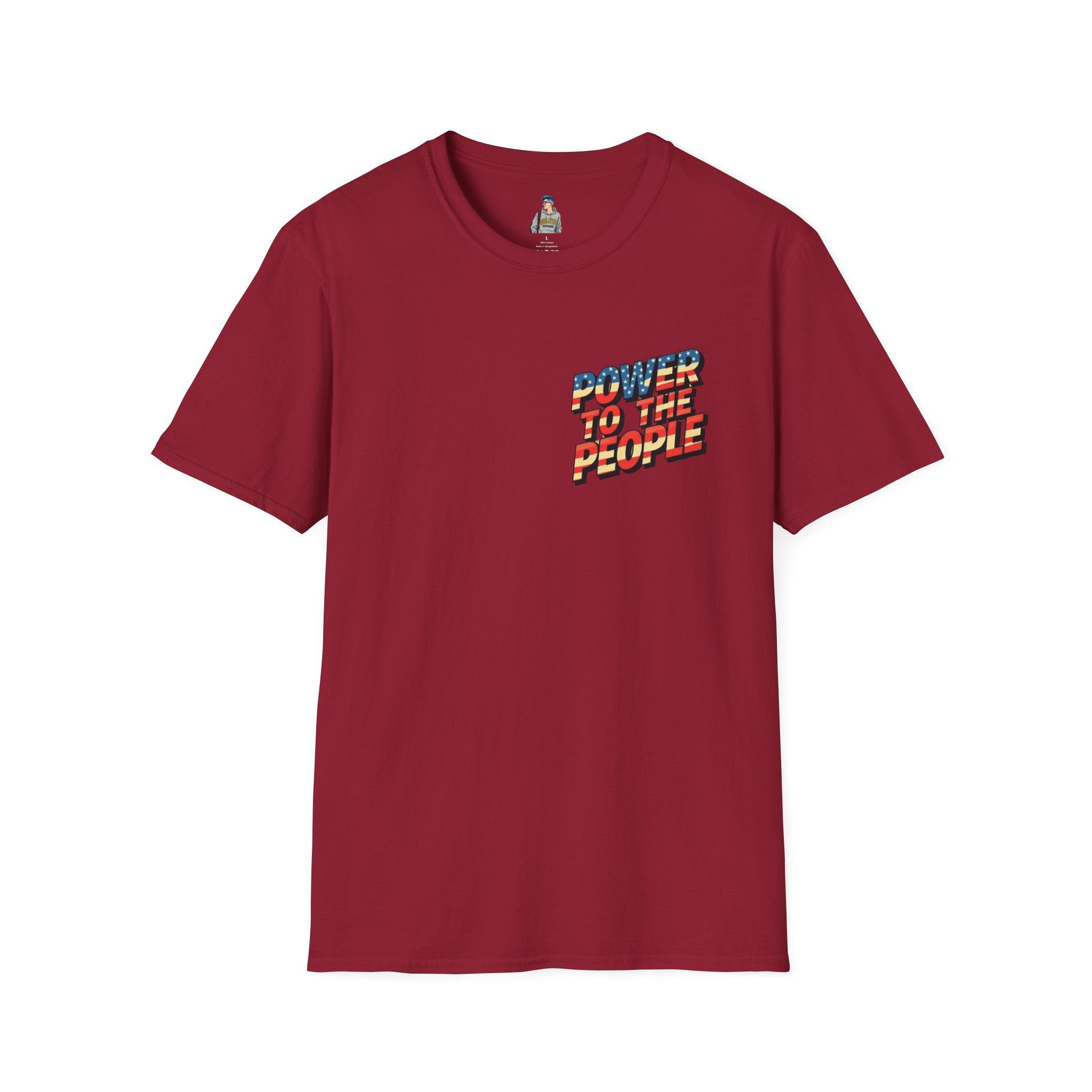 Power to the People Unisex Softstyle T-Shirt Classic Protest Tee