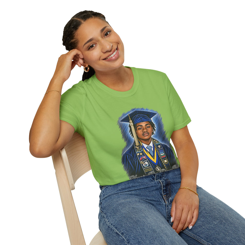 Portrait Front and Back - In Memory of Pierre Damas Bel T-Shirt