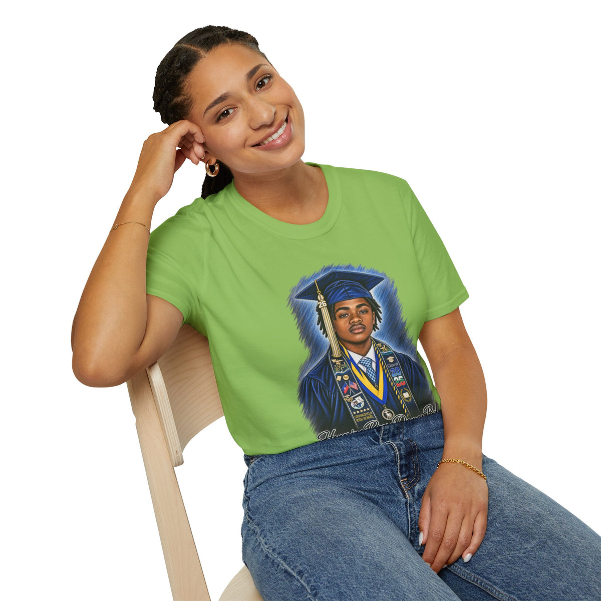 Portrait Front and Back - In Memory of Pierre Damas Bel T-Shirt