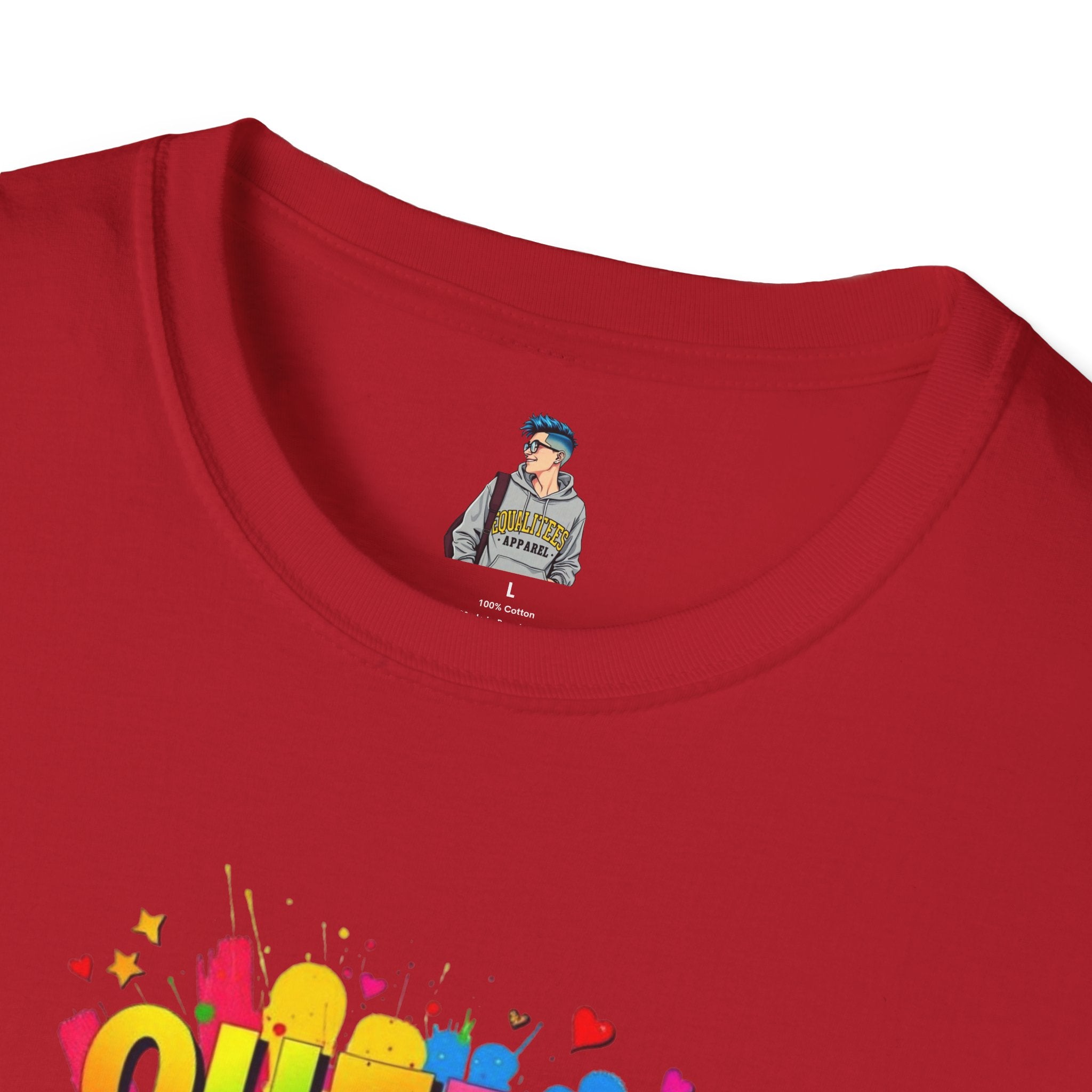 Queer Kids Matter Unisex Softstyle T-Shirt - Celebrate Inclusivity & Pride
