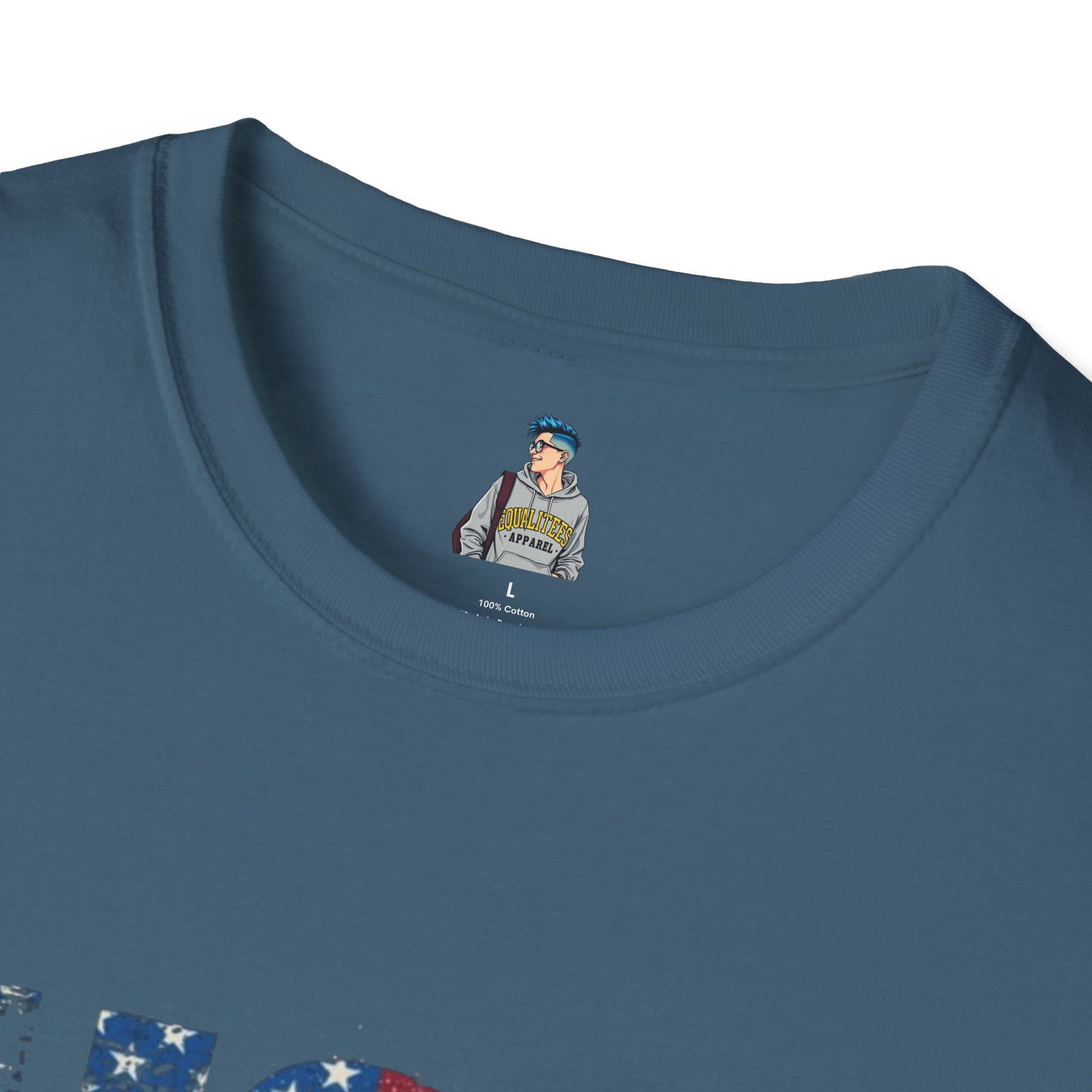 USA Democracy Statement Unisex Softstyle T-Shirt