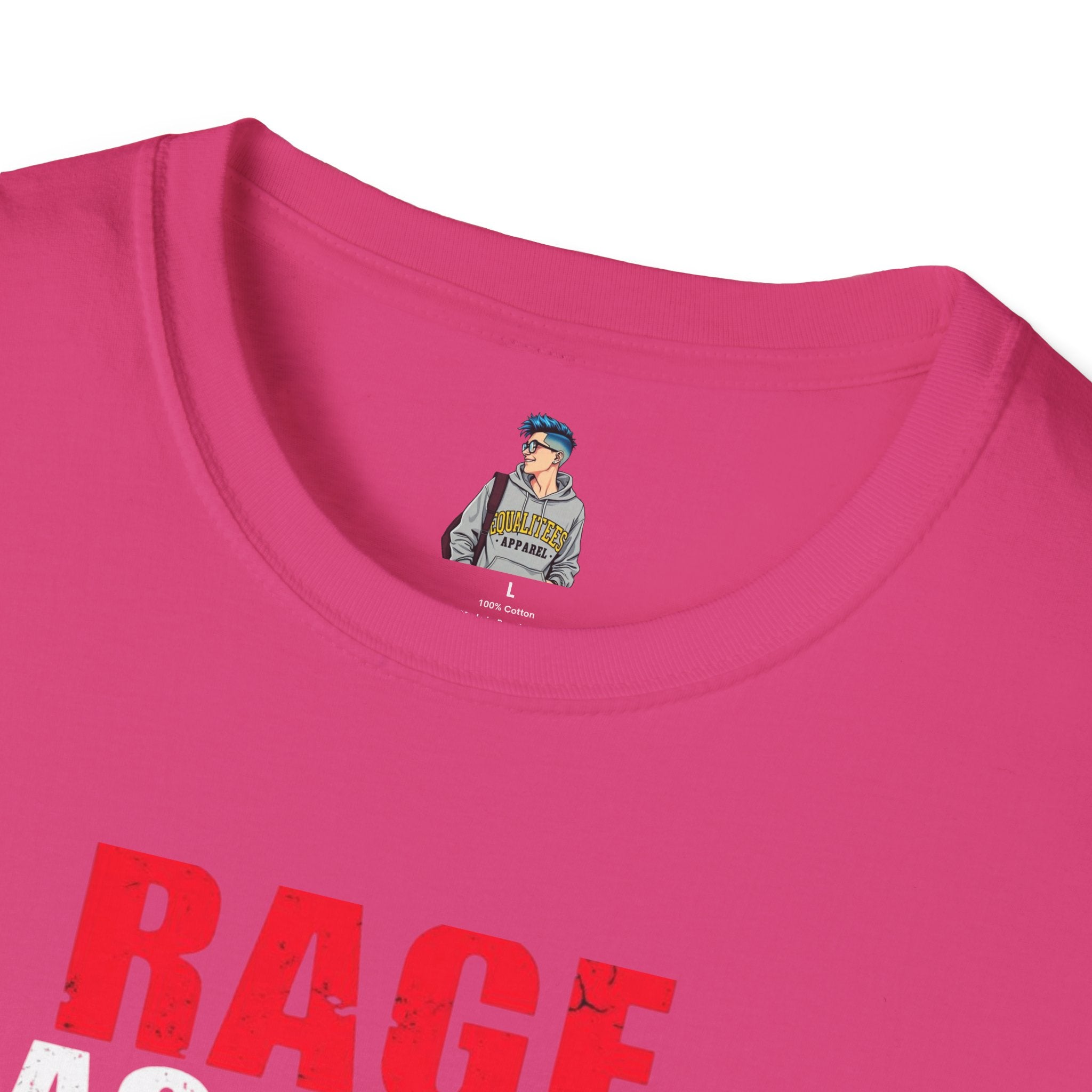 Unisex Softstyle T-Shirt - "Rage Against the BS" Graphic Tee