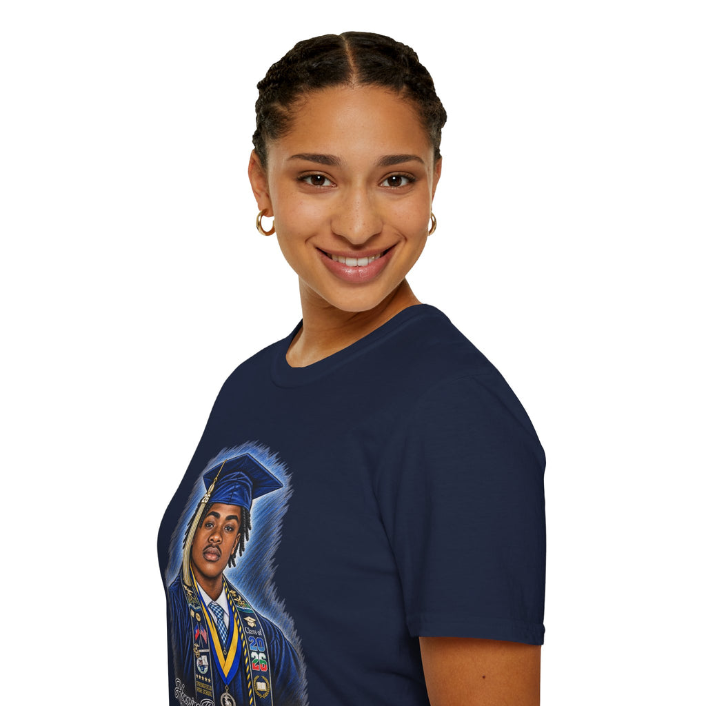 Portrait Front and Back - In Memory of Pierre Damas Bel T-Shirt