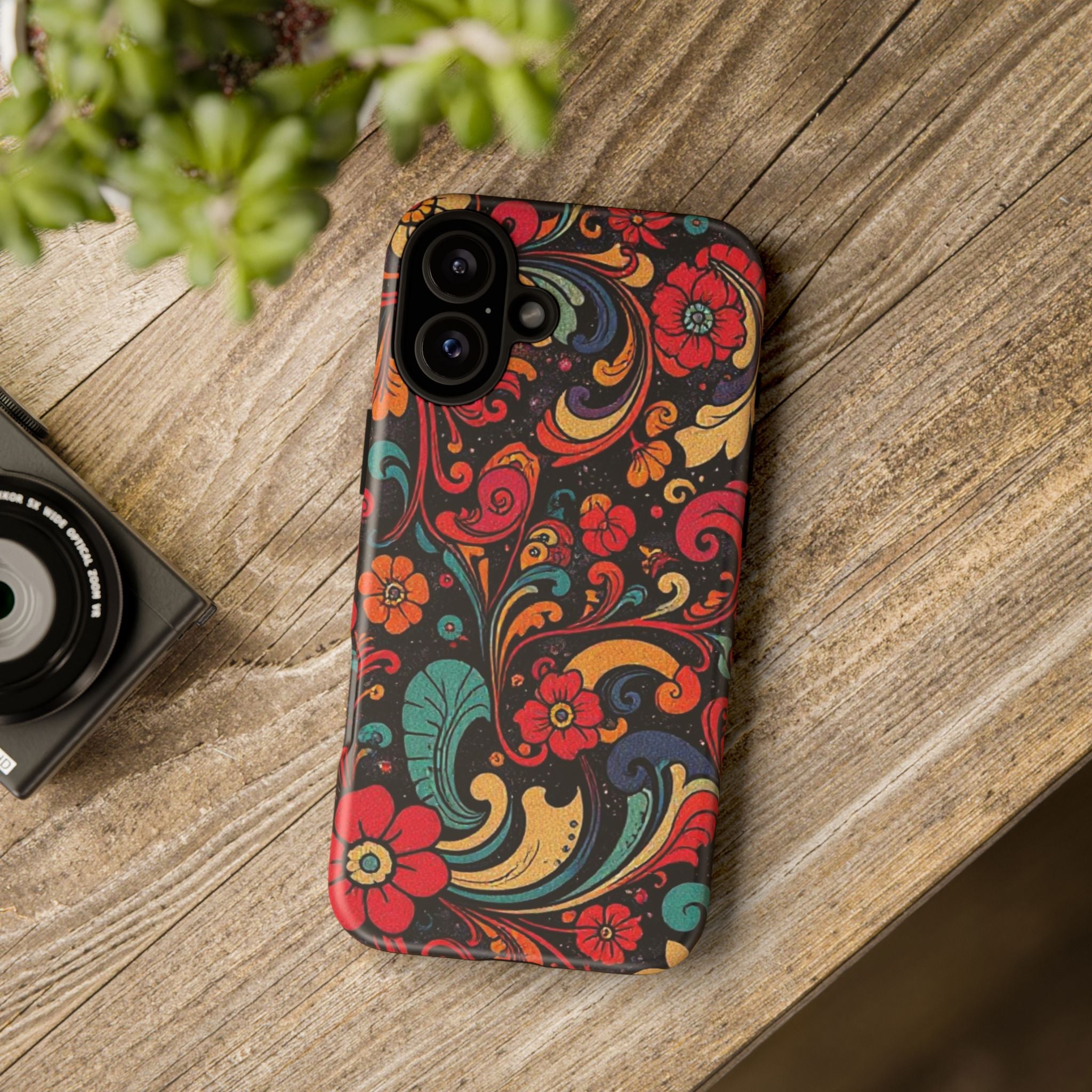 Floral Paisley Tough Case for iPhone — Vibrant Protective Phone Cover