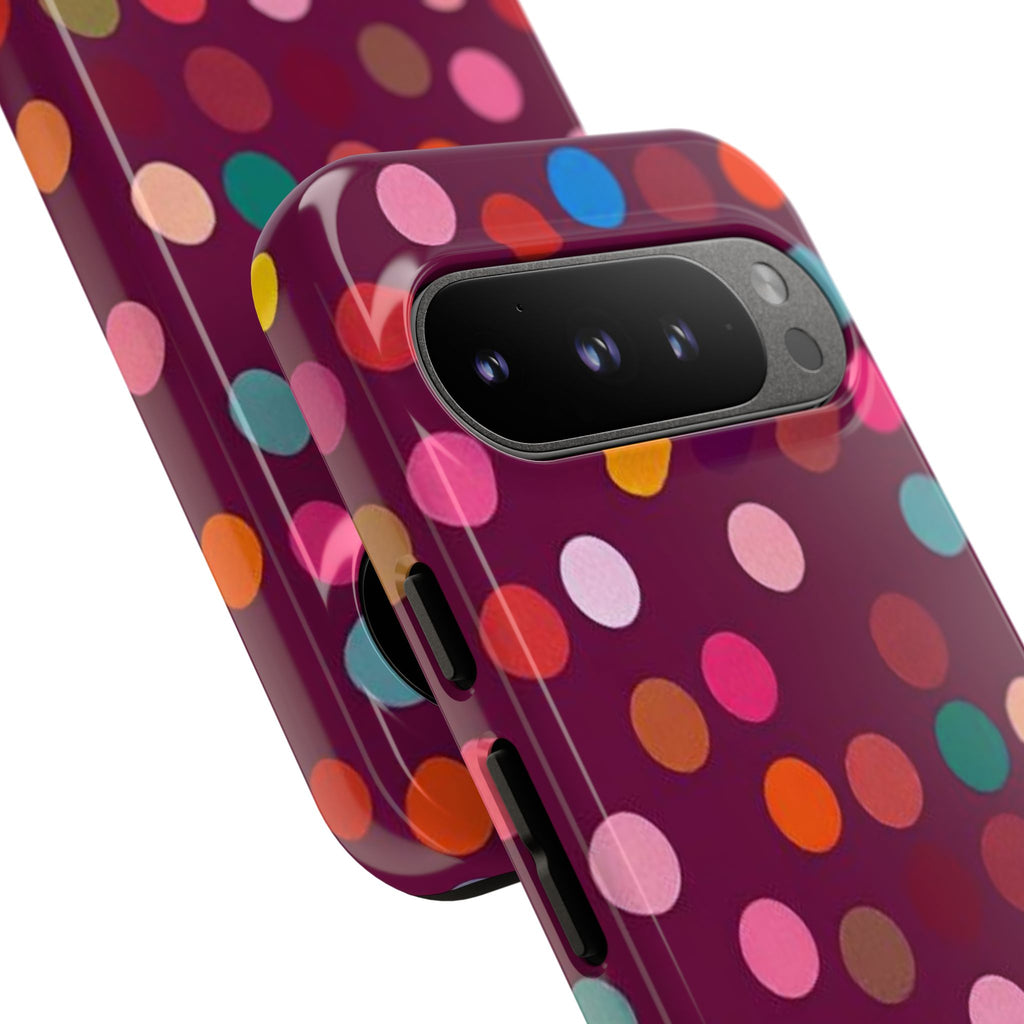 Polka-Dot Colorful Tough Case for Android