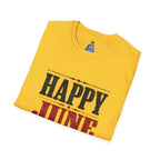Juneteenth T-Shirt — "Happy Juneteenth" Celebration Tee