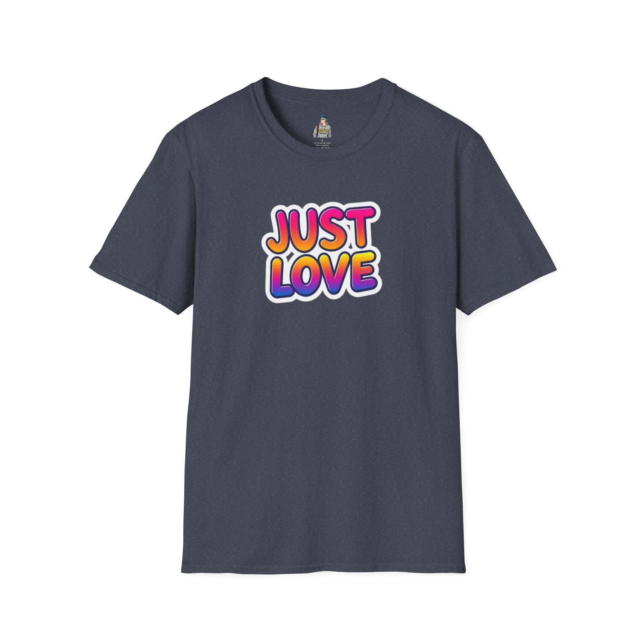 Just Love Unisex Softstyle T-Shirt | Perfect for Pride, Anniversaries, and Everyday Wear