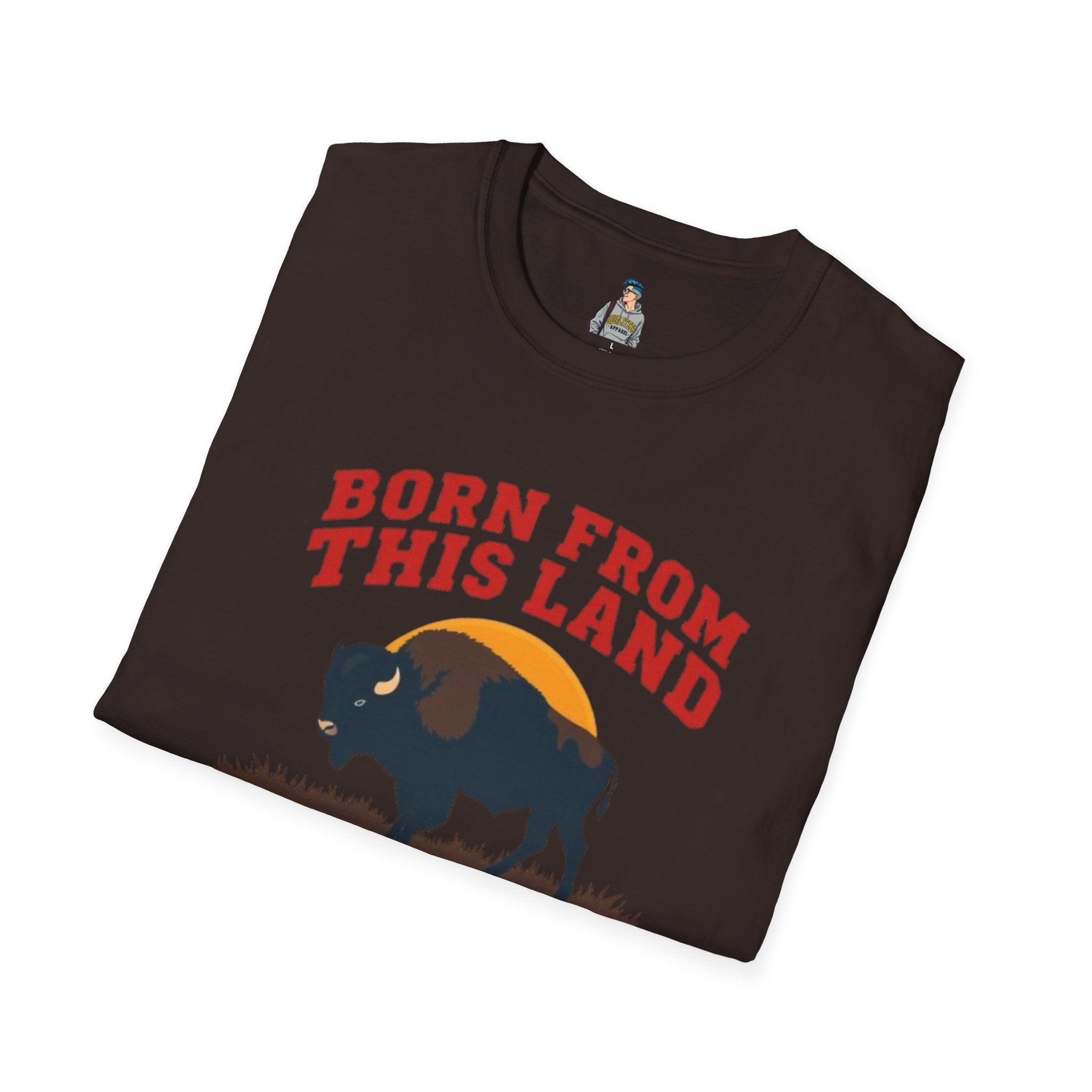 Born From this Land Native and Proud T-Shirt