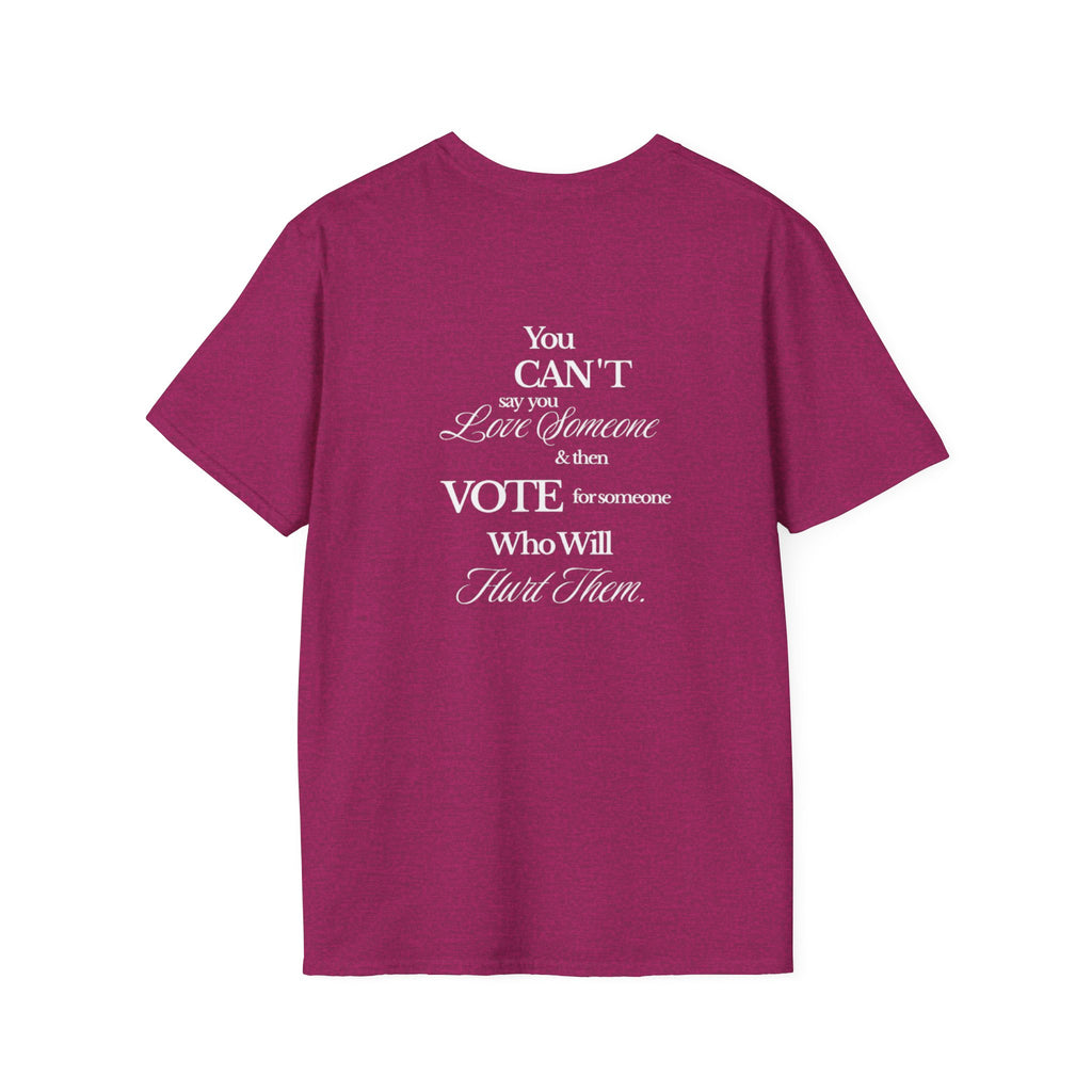 Vote with Your Heart Unisex Softstyle T-Shirt