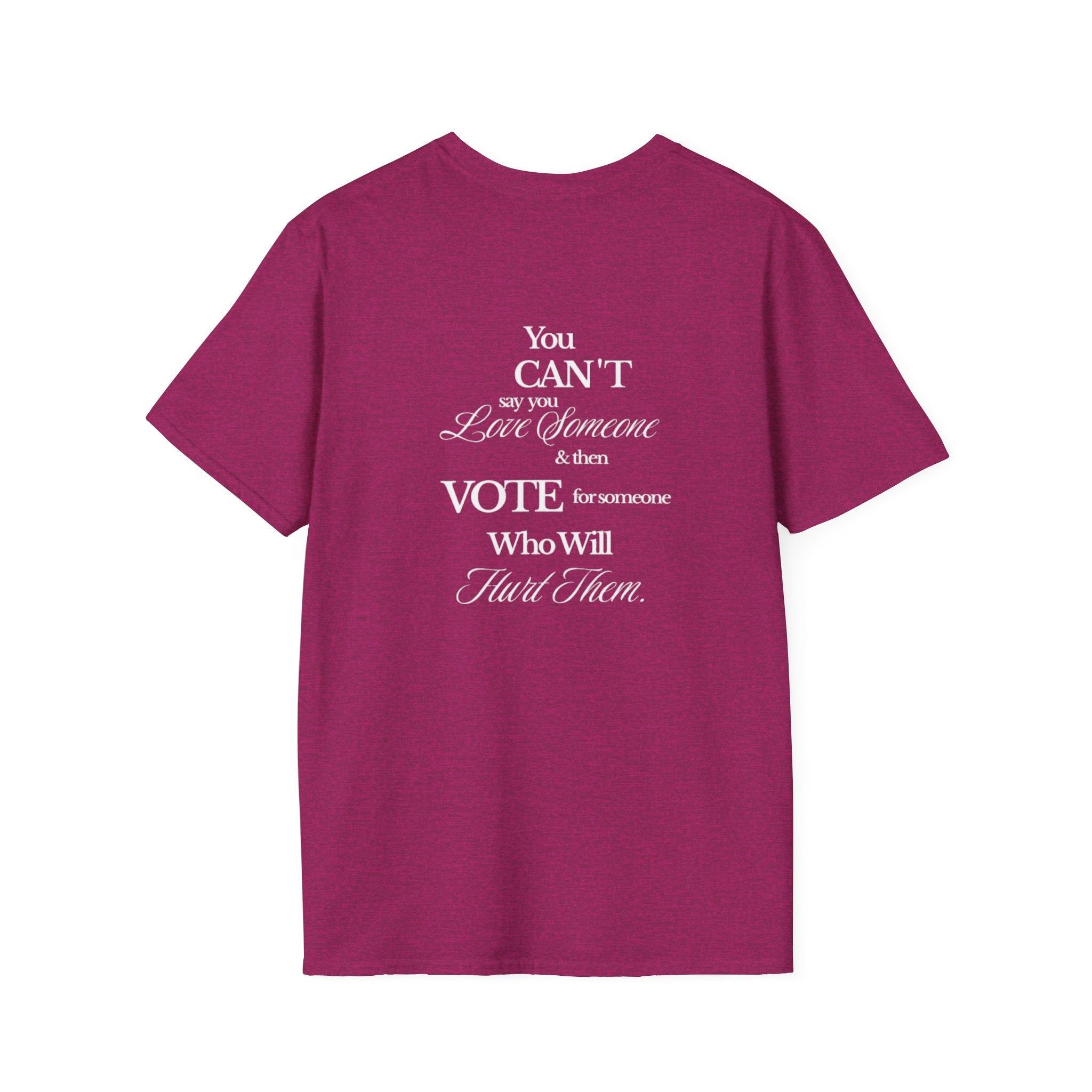 Vote with Your Heart Unisex Softstyle T-Shirt
