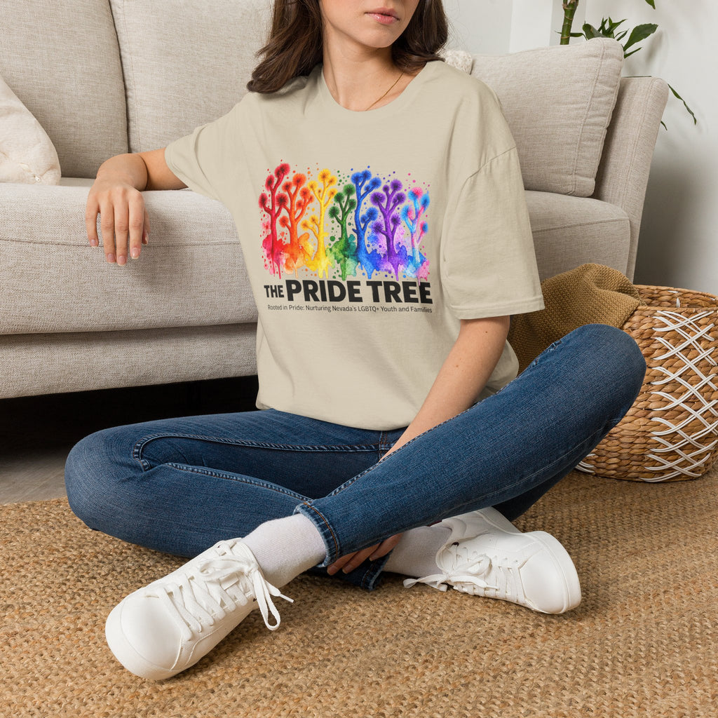 Pride Tree Las Vegas T-Shirt - Black Text