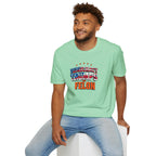 Patriotic Statement T-Shirt - Democracy Trumps the Felon