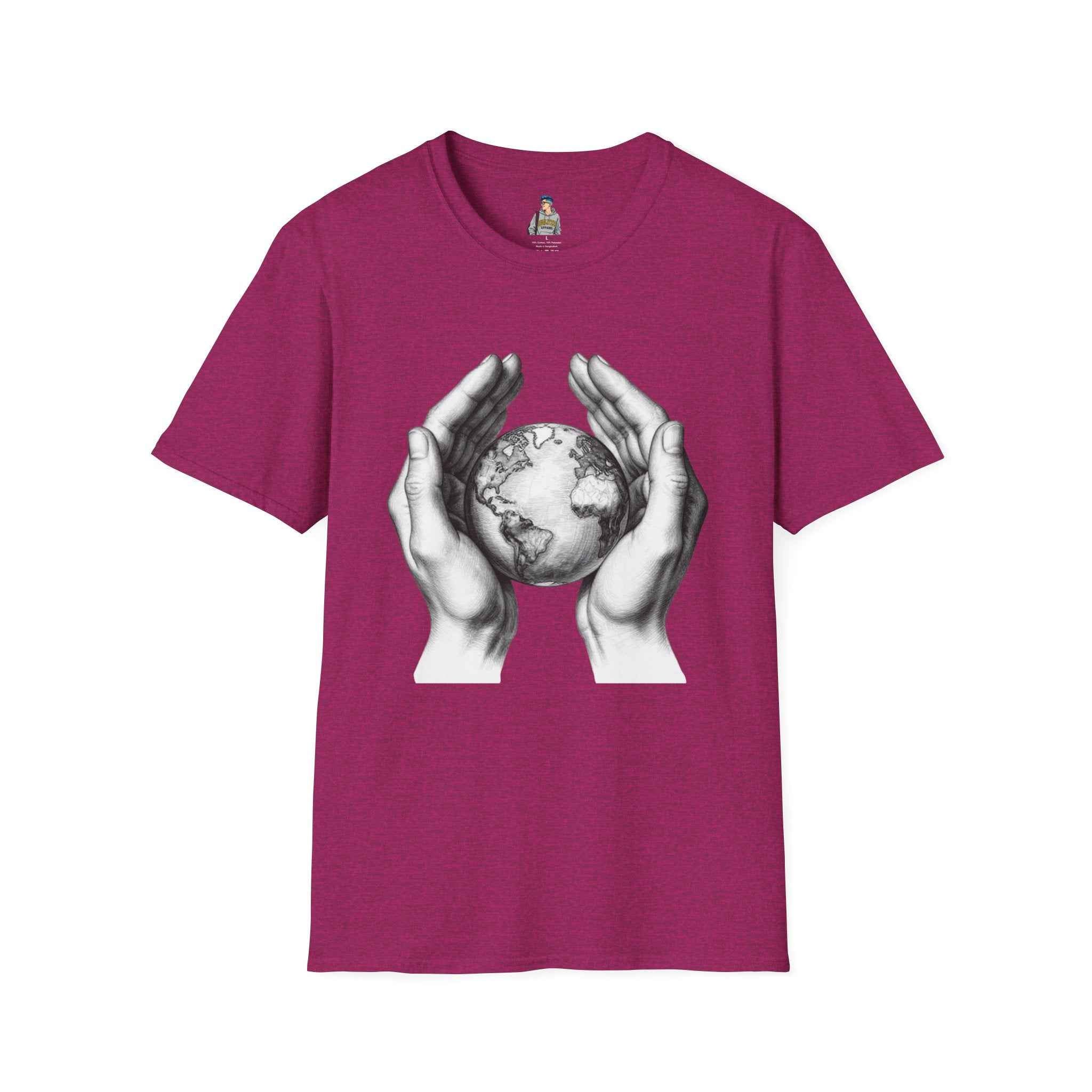 Earth in Your Hands T-Shirt — Protect the Planet Graphic Tee