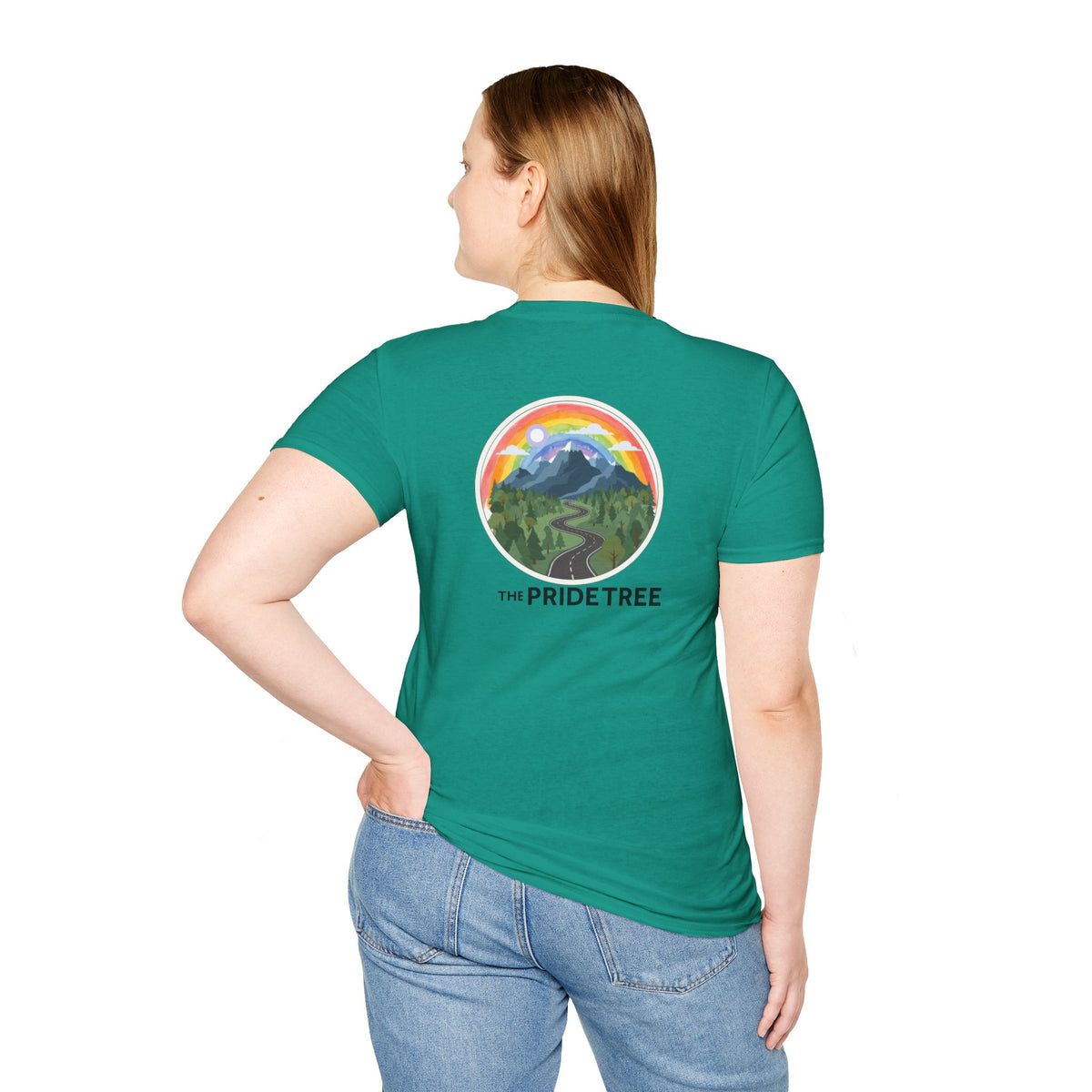 Pride Tree Las Vegas Mountain Graphic T-Shirt