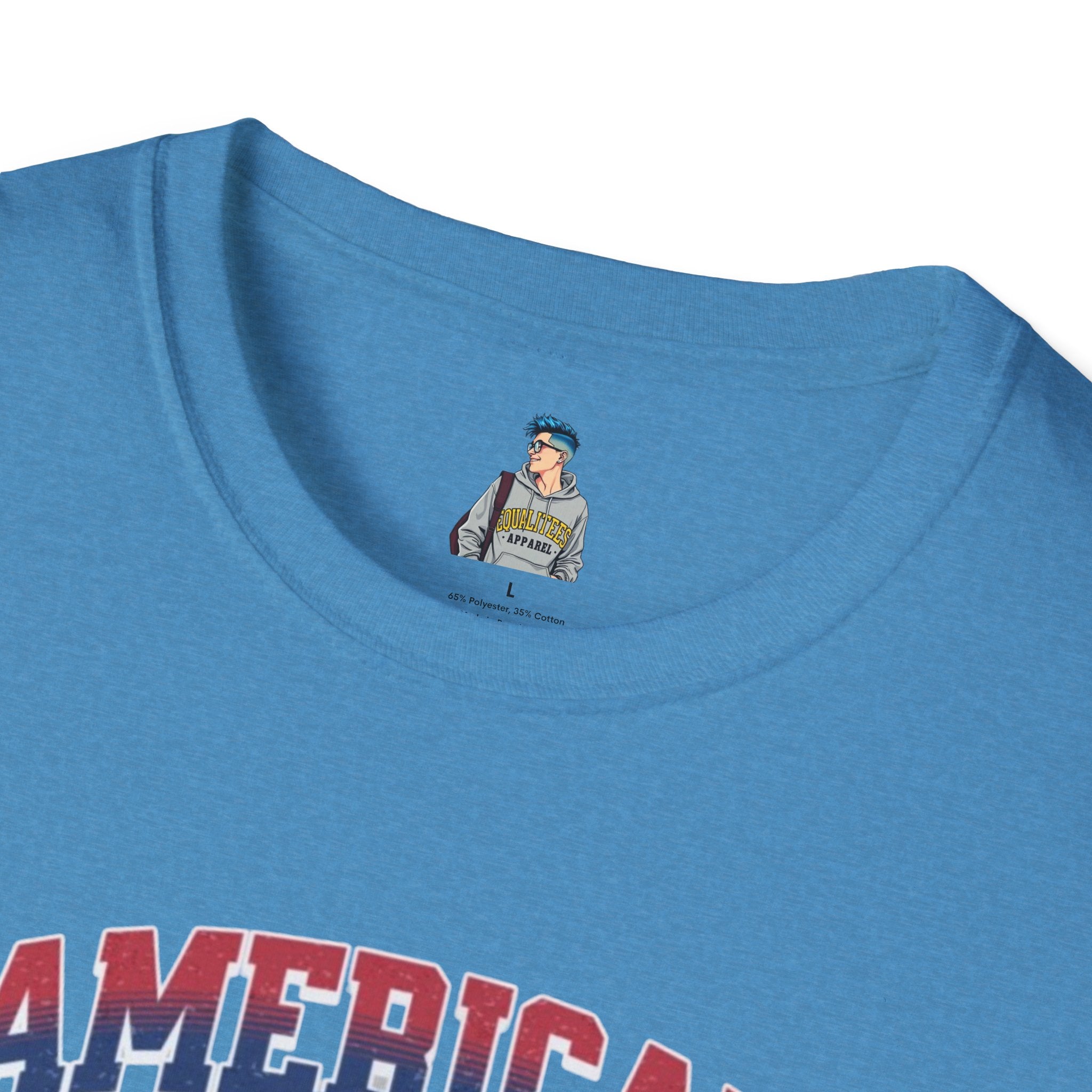 American Patriot - Keep Immigrants Deport Fascists Unisex T-Shirt - Celebrate Freedom & Diversity