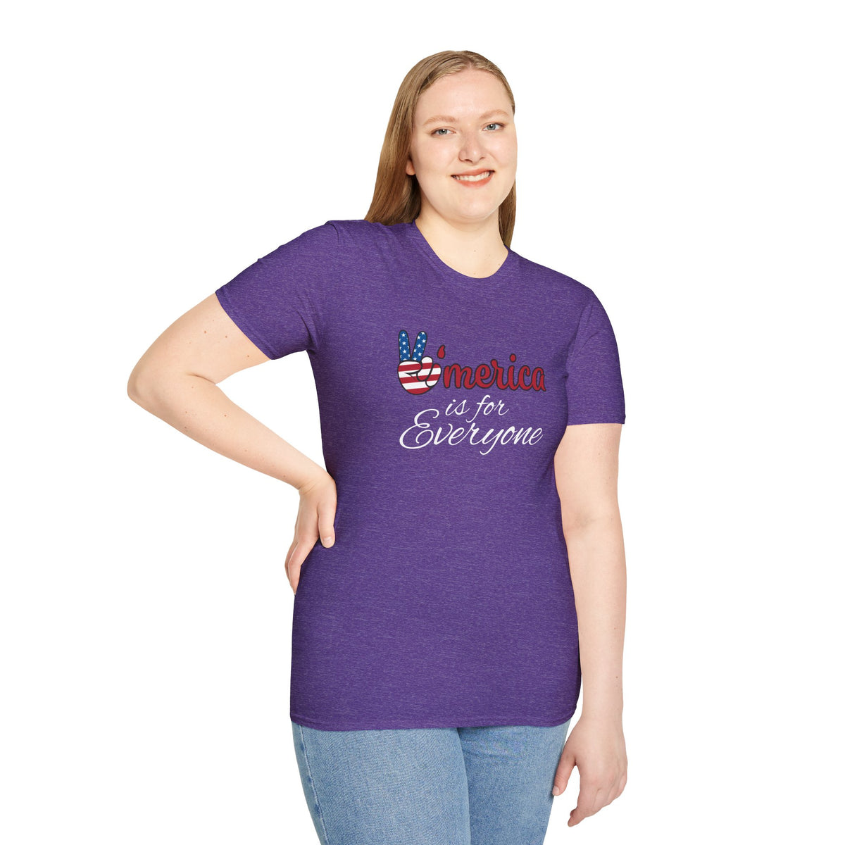 'Merica is for Everyone - Softstyle Unisex T-Shirt