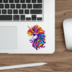 Die-Cut Stickers Purple Unicorn
