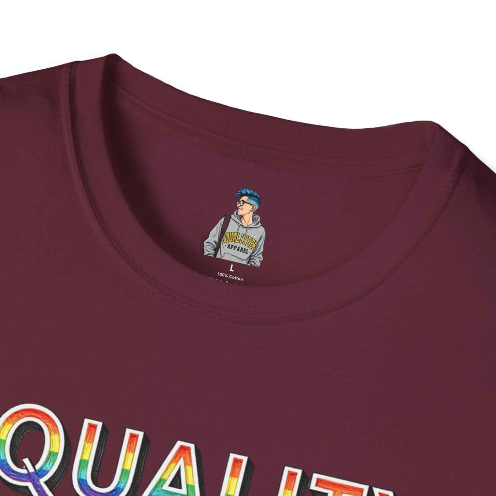 Equality is Greater Than Division T-Shirt — Rainbow Pride Graphic Tee