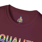 Equality is Greater Than Division T-Shirt — Rainbow Pride Graphic Tee