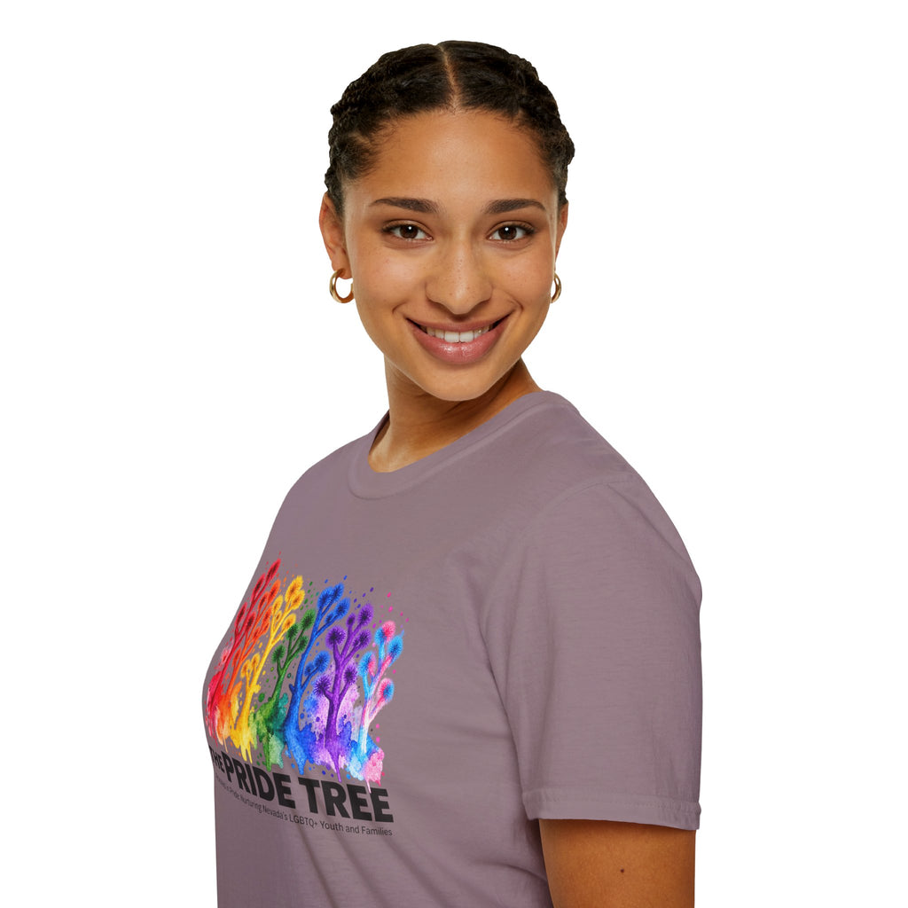 Pride Tree Las Vegas T-Shirt - Black Text