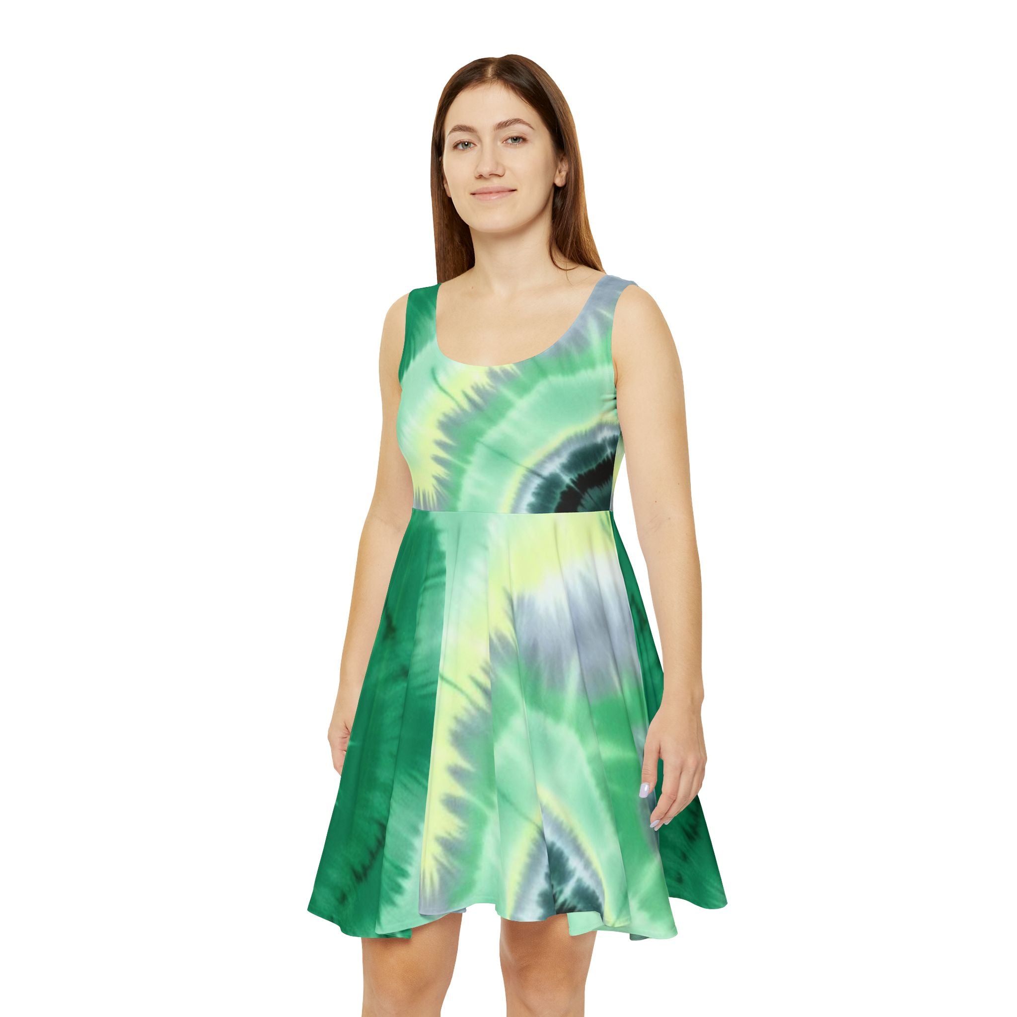 Tie-Dye Skater Dress - Perfect for Summer Outings & Festivals