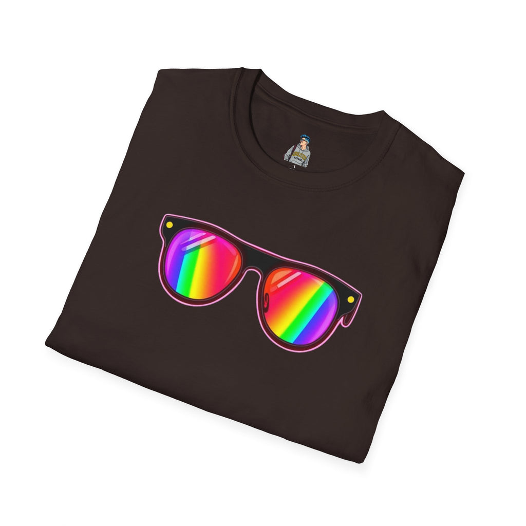 Rainbow Sunglasses Unisex t-shirt