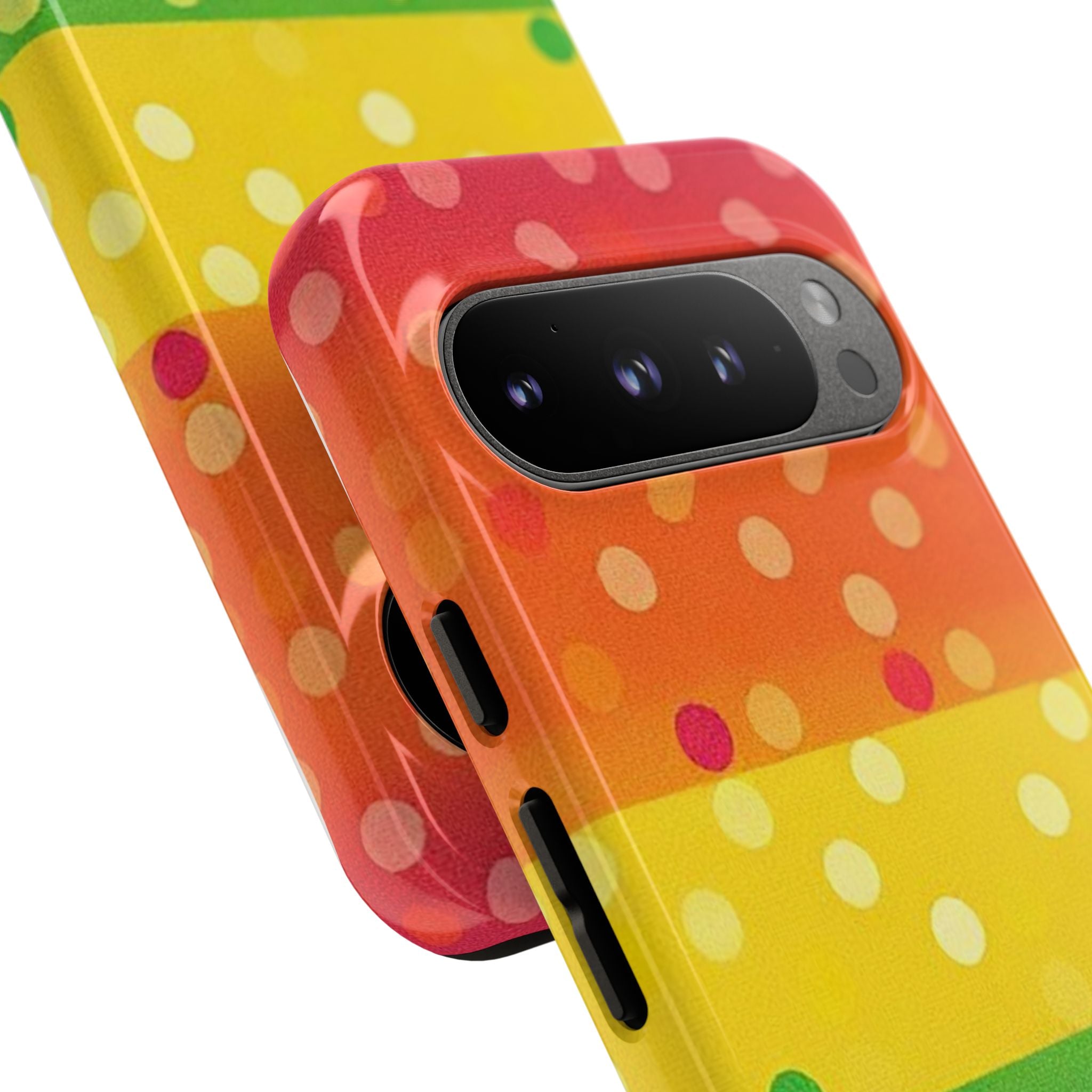 Rainbow Polka-Dot Tough Case for Android