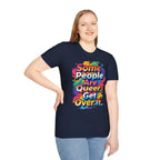 Some People Are Queer T-Shirt Rainbow Graphic
