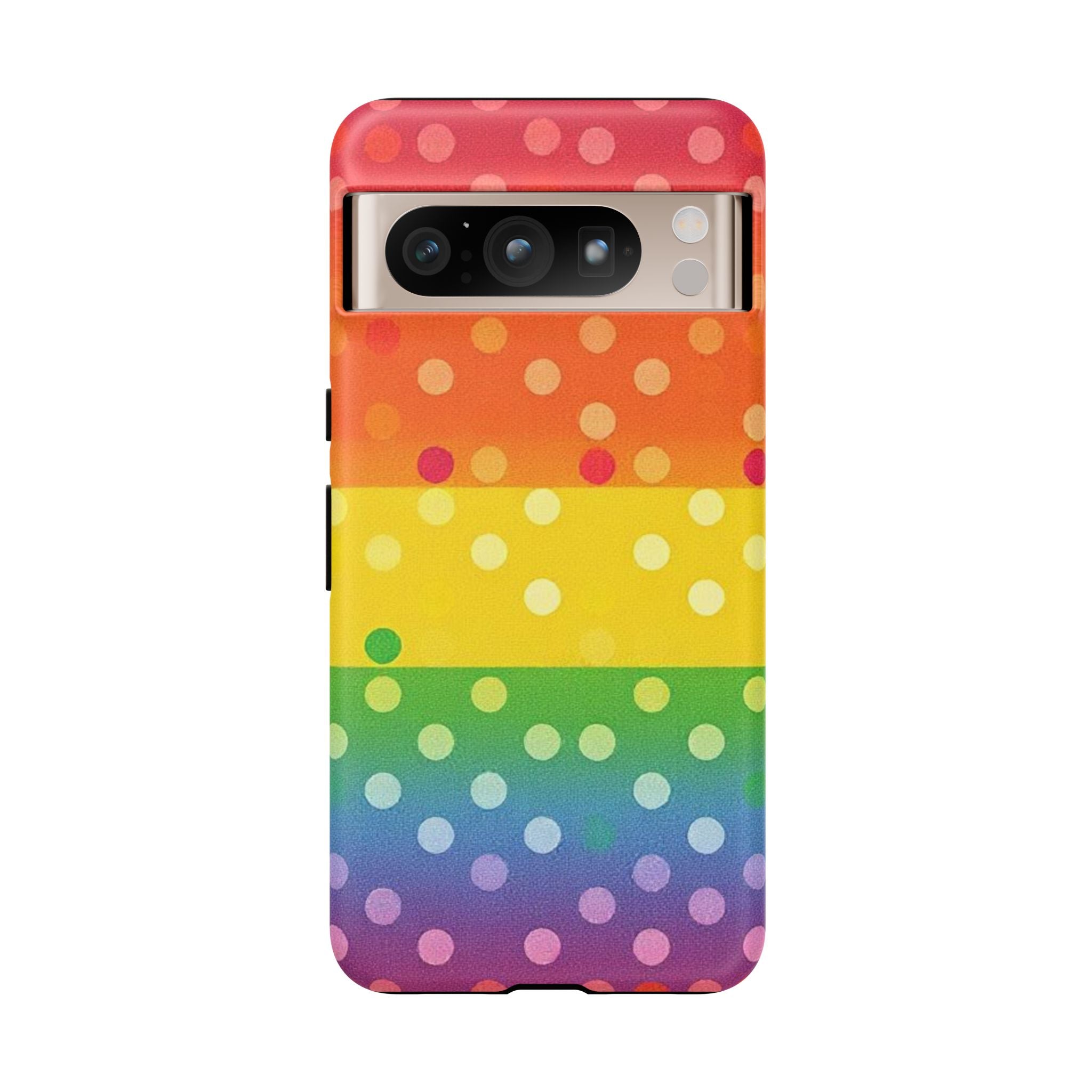 Rainbow Polka-Dot Tough Case for Android