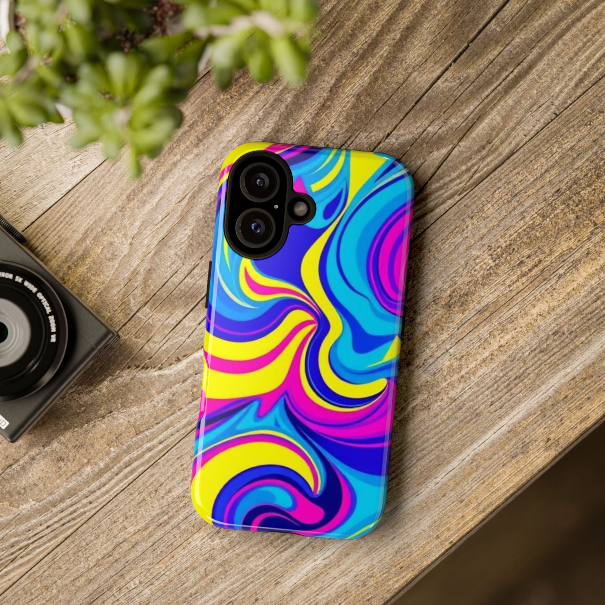 Psychedelic Swirl Tough Phone Case for iPhone
