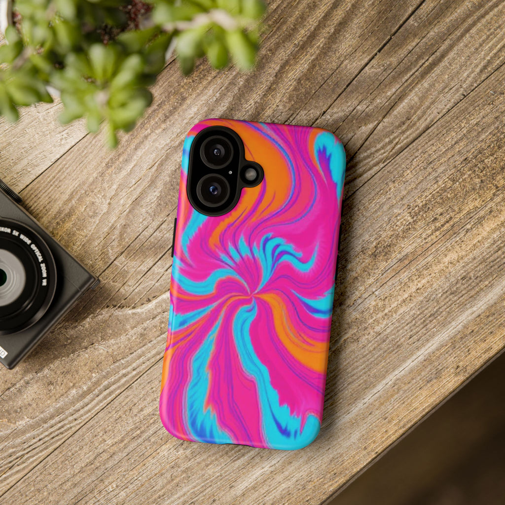 Psychedelic Swirl Tough Phone Case for iPhone