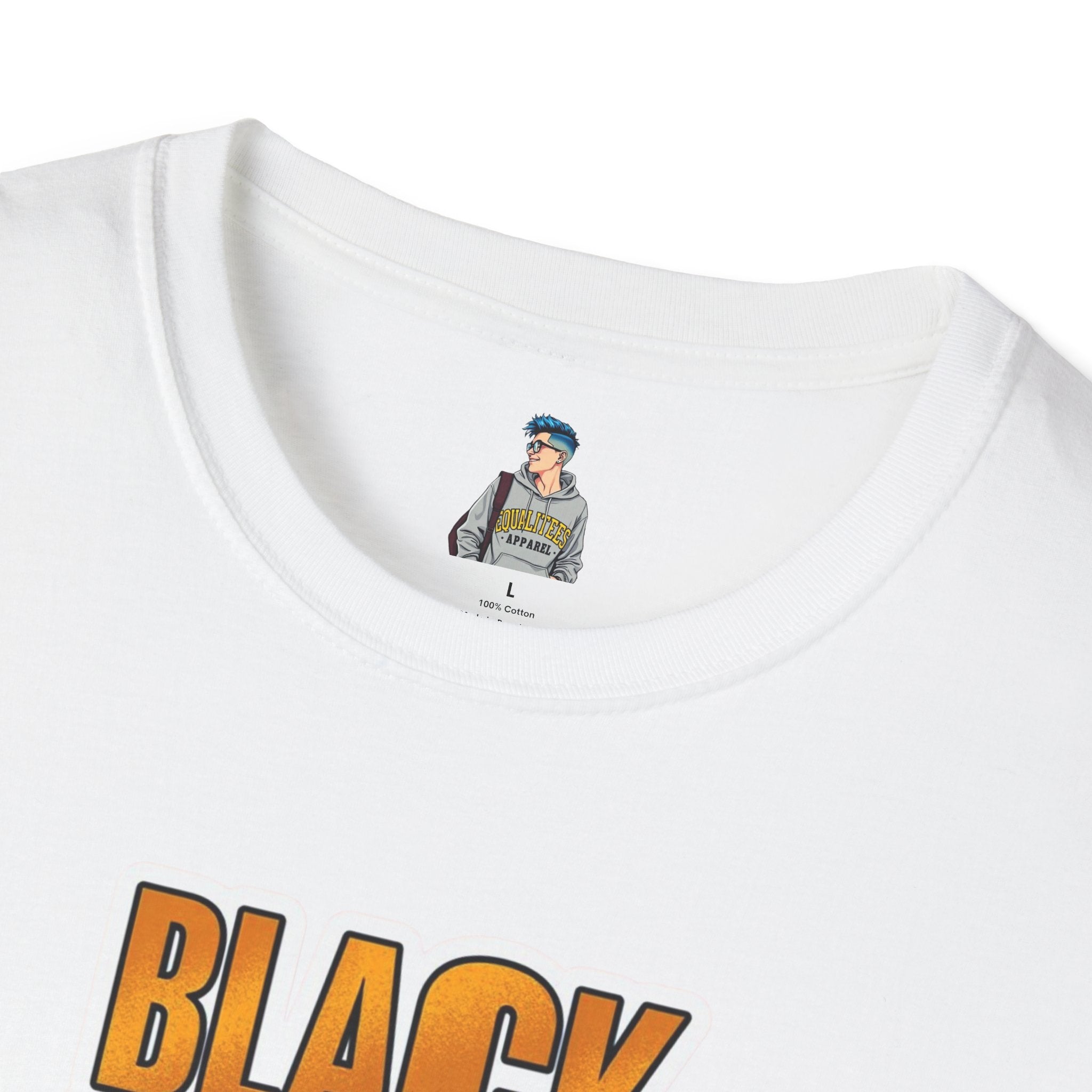 Unisex Softstyle T-Shirt - "Black History is Now" Inspirational Tee