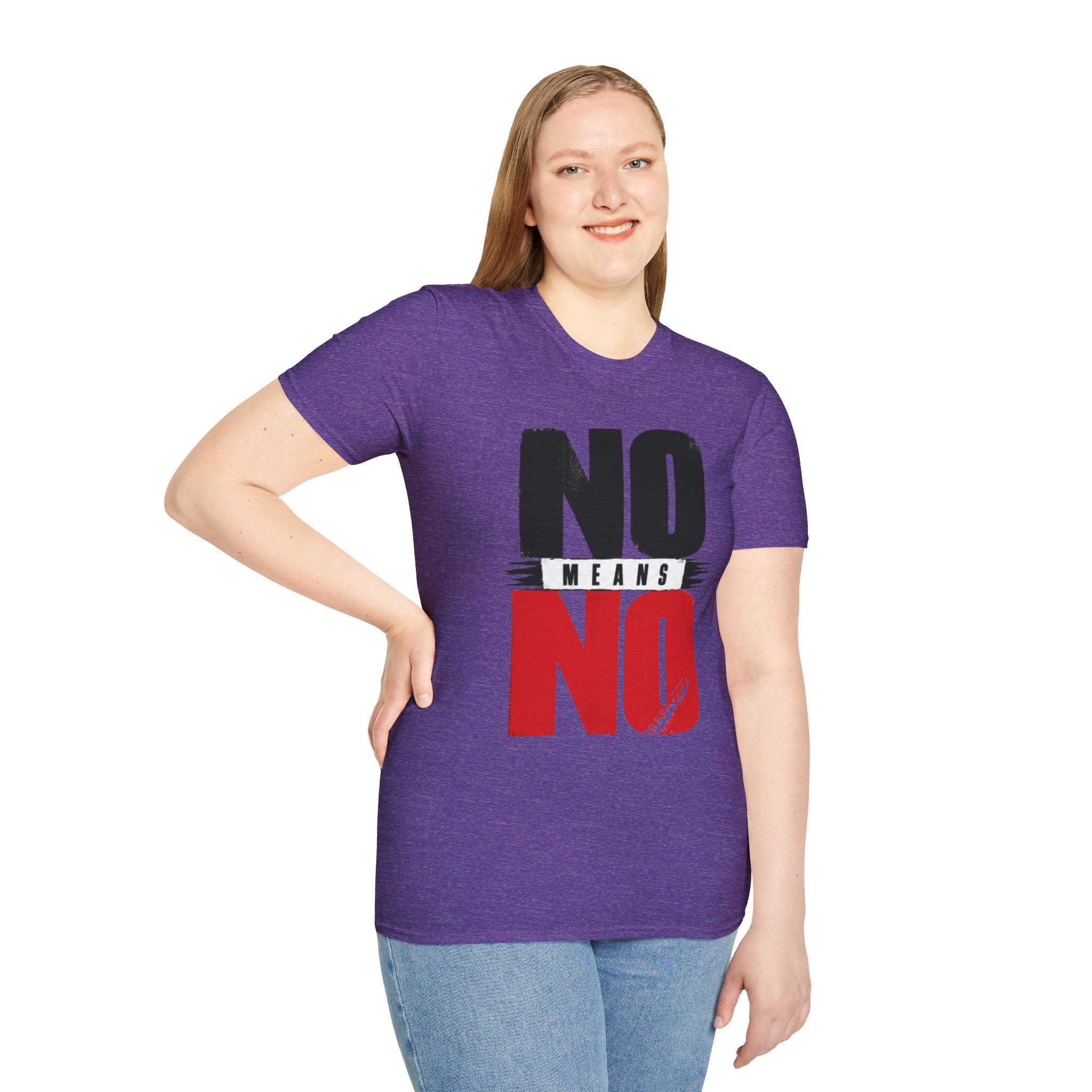 NO Means NO T-Shirt — Consent Awareness Graphic Tee