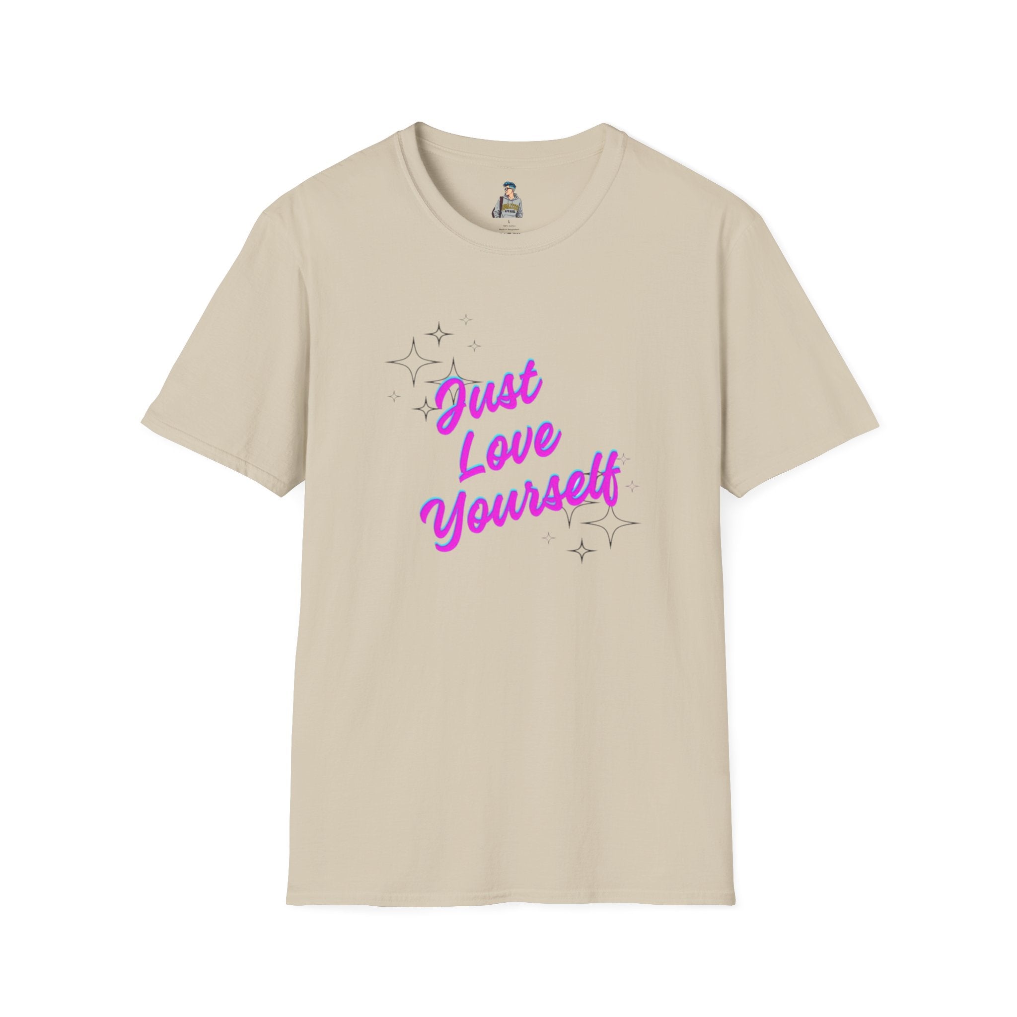 Just Love Yourself Unisex Softstyle T-Shirt - Motivational Tee for Self-Love