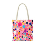 Dots and Drips over Pink Design - Tote Bag