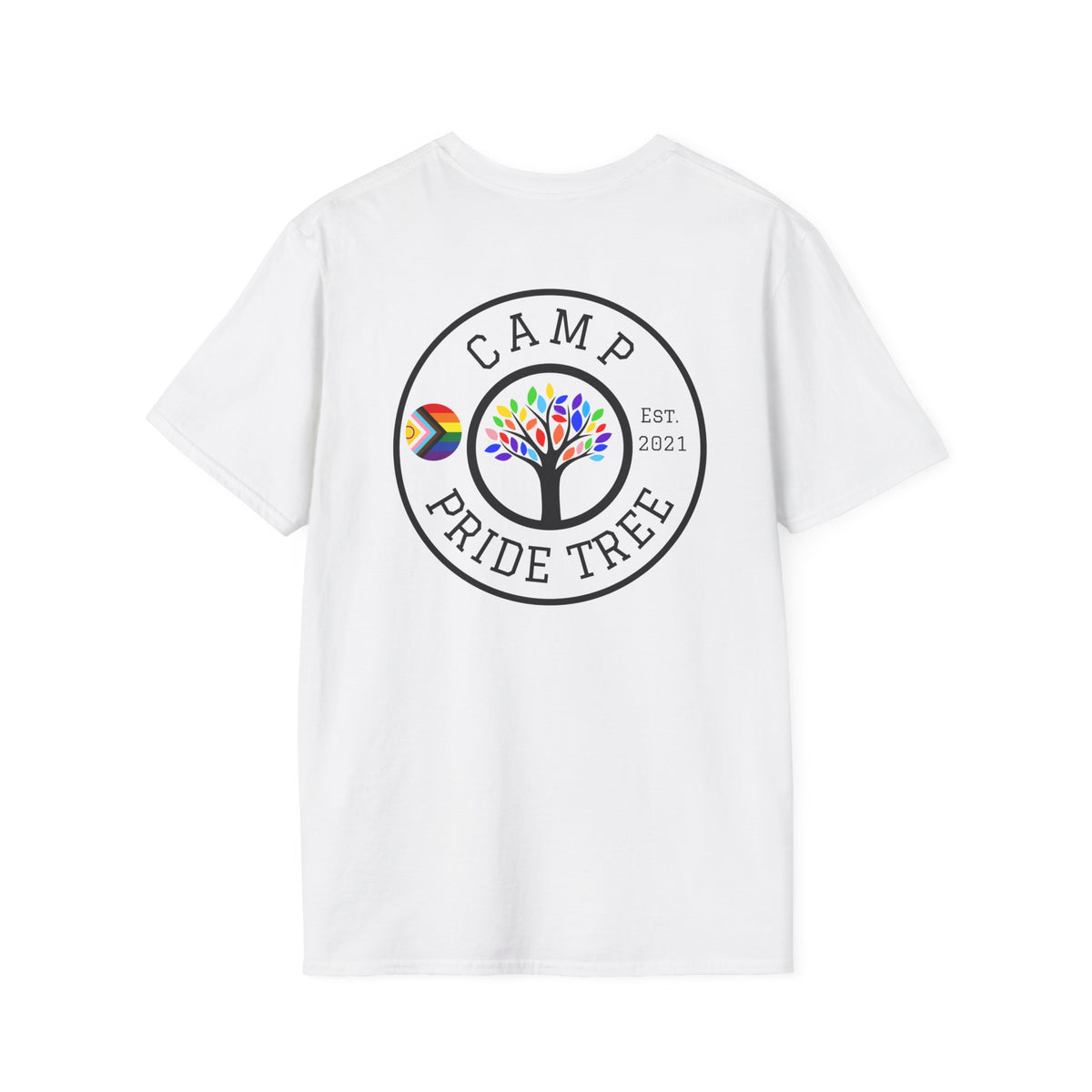 Camp Pride Tree T-Shirt — Logo Tee