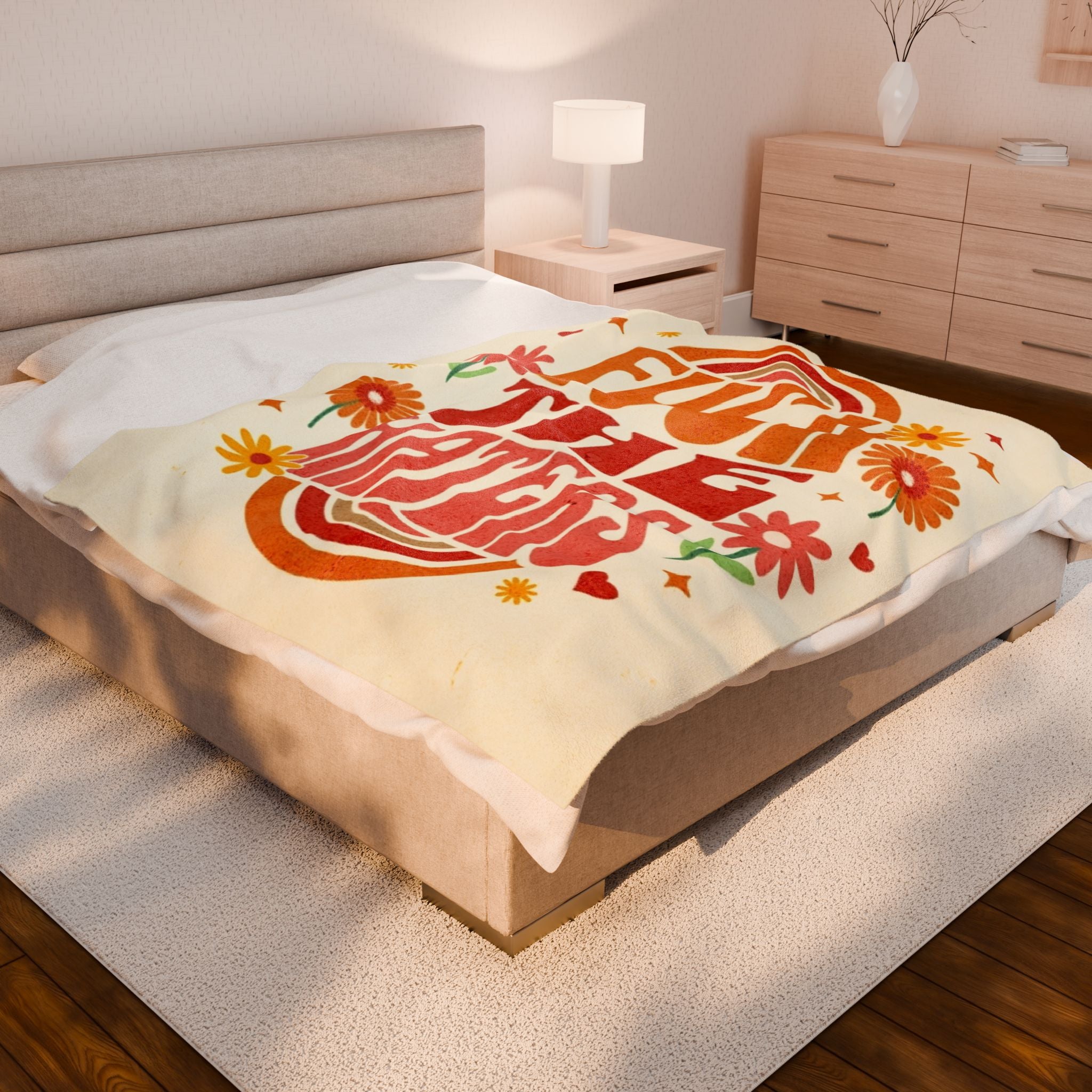 F*** The Haters Velveteen Plush Blanket – For Comfort and Warmth