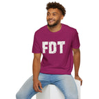 FDT Political Protest Distressed Graphic T-Shirt