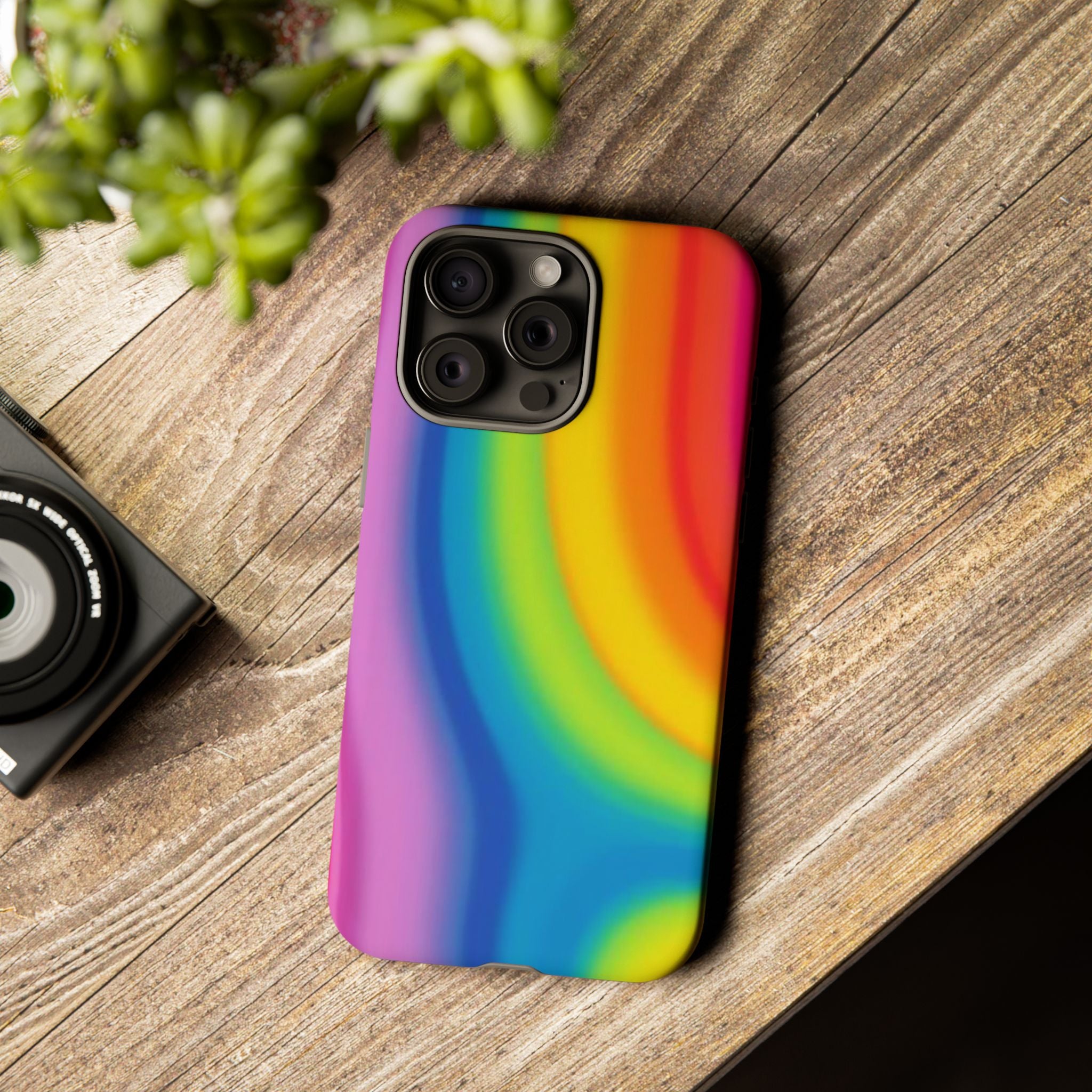 Rainbow Swirl Tough Phone Case for iPhone