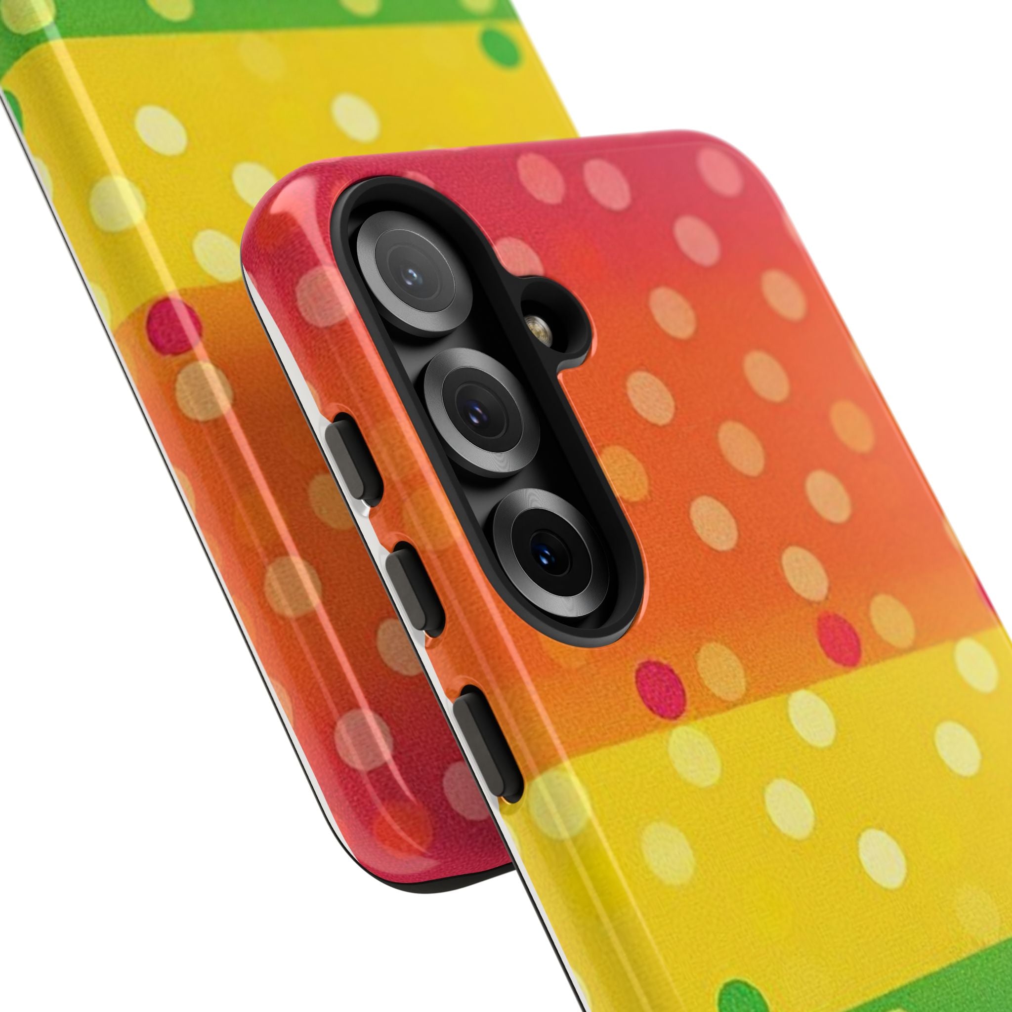 Rainbow Polka-Dot Tough Case for Android