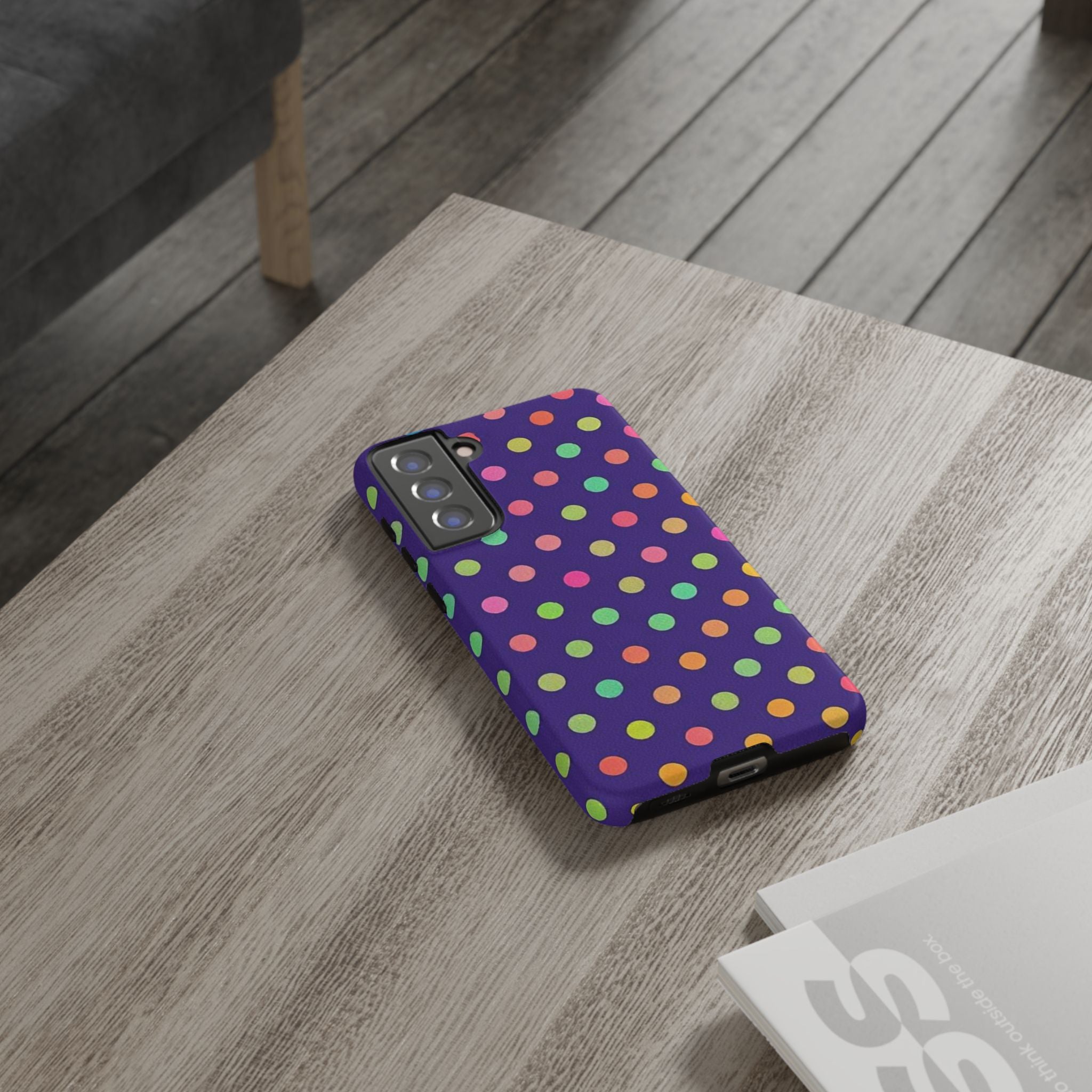 Colorful Polka-Dot Tough Case for Android