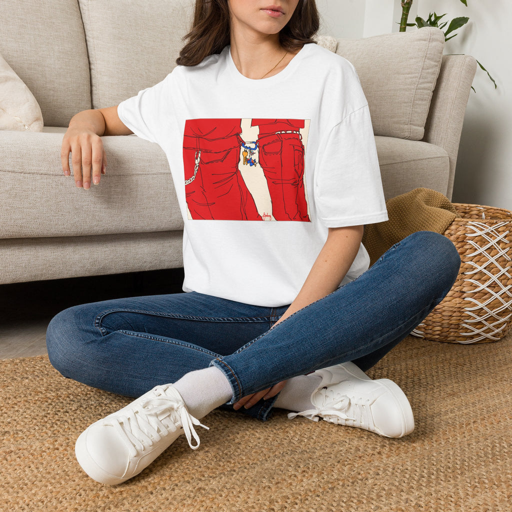 Red Jeans by Audrey Pride Tree Las Vegas T-Shirt