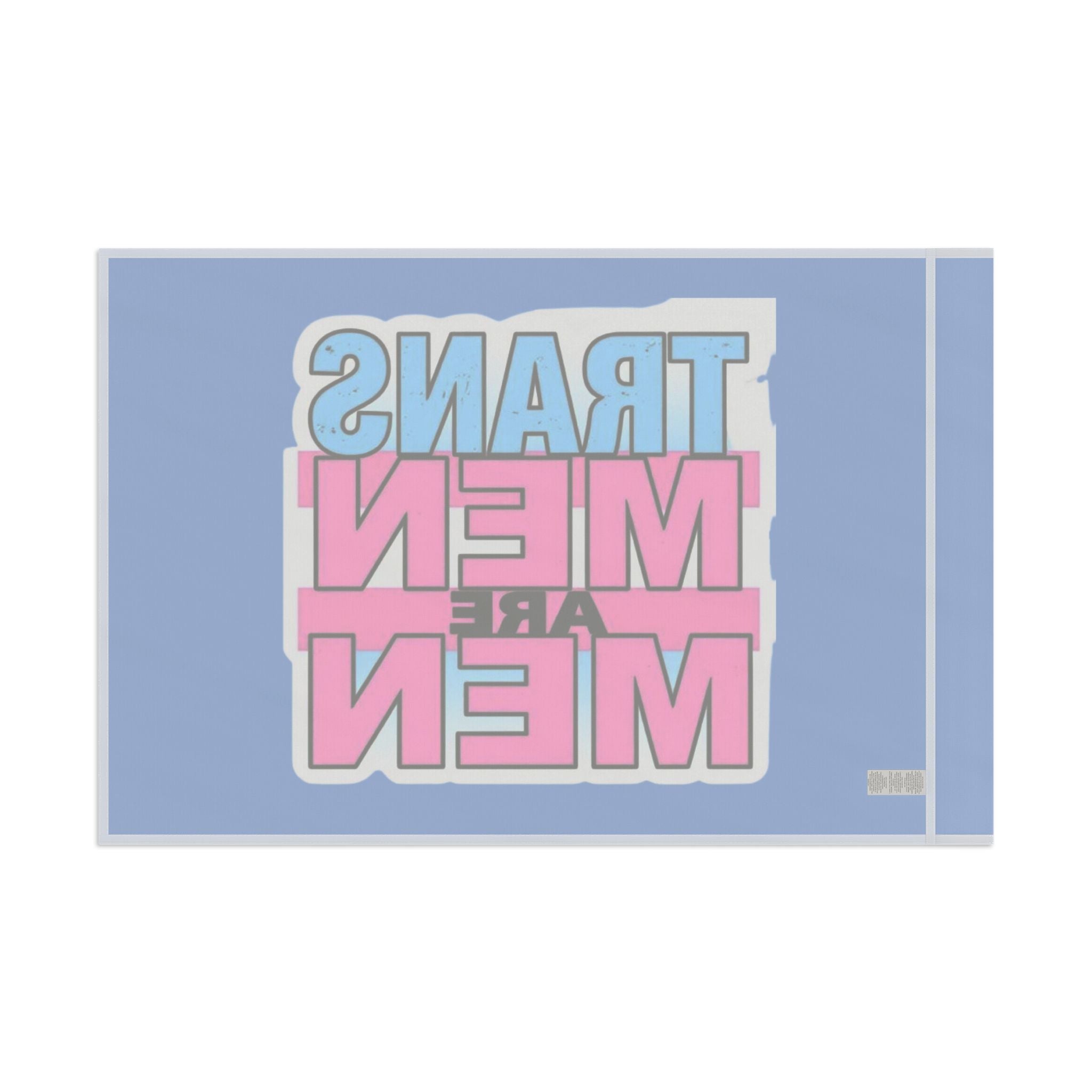 Trans Men Are Men Pride and Protest Flag