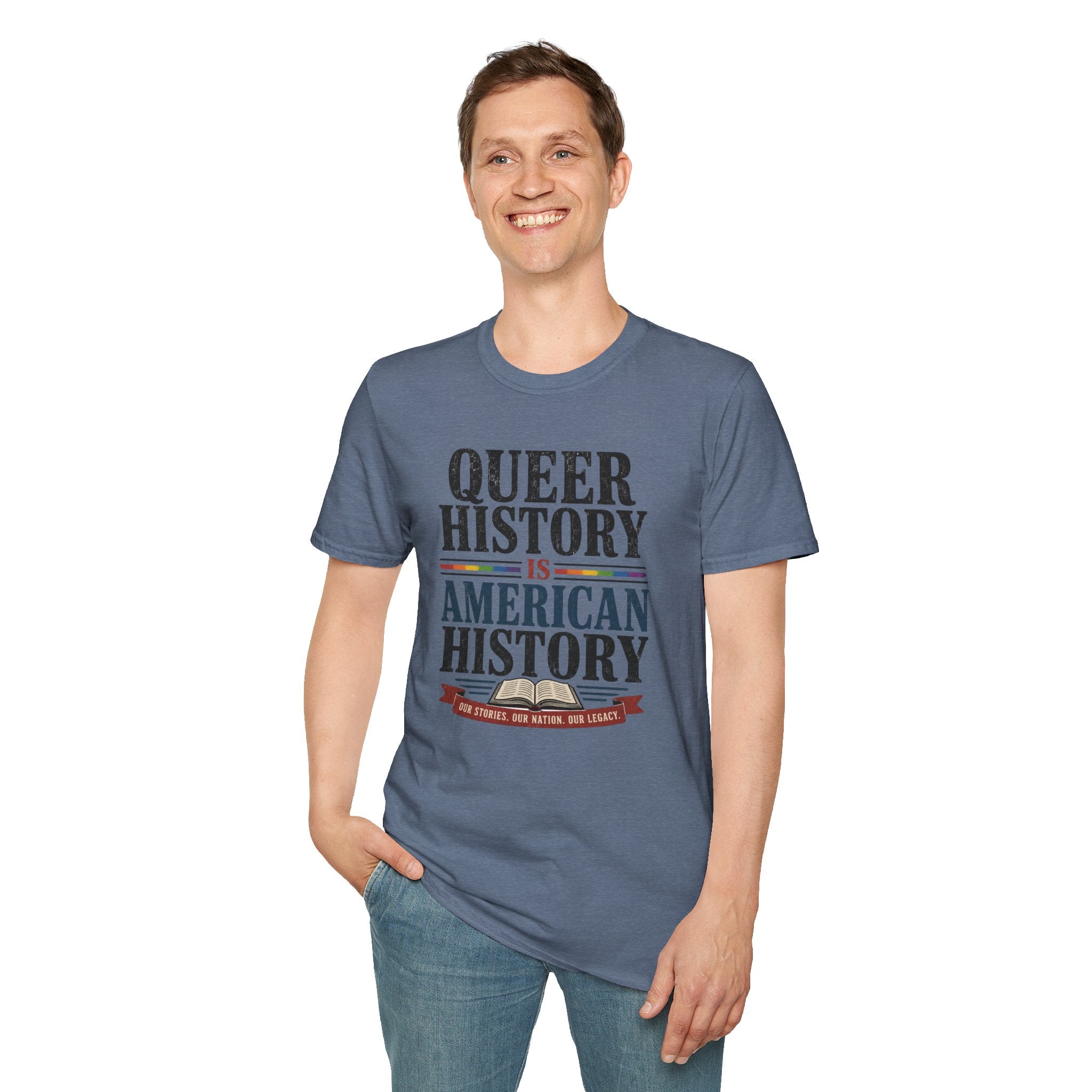 Queer History Is American — Graphic T-Shirt
